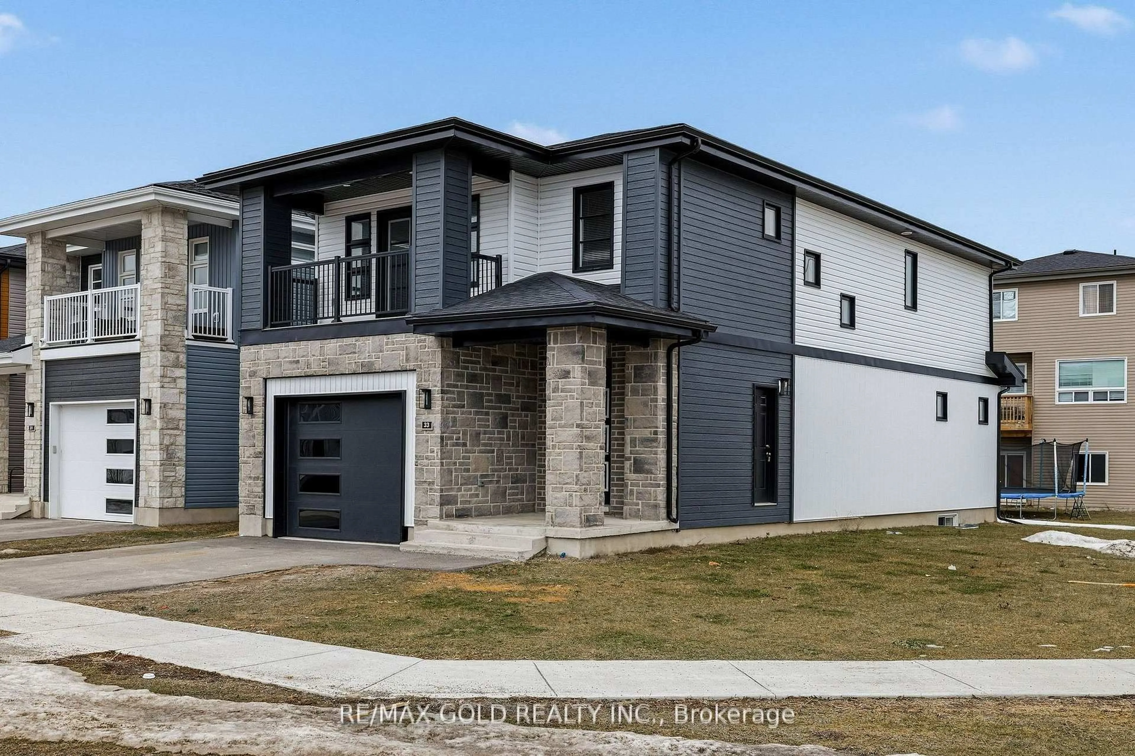 Home with brick exterior material, street for 33 Walden Pond Dr, Loyalist Ontario K7N 0E7