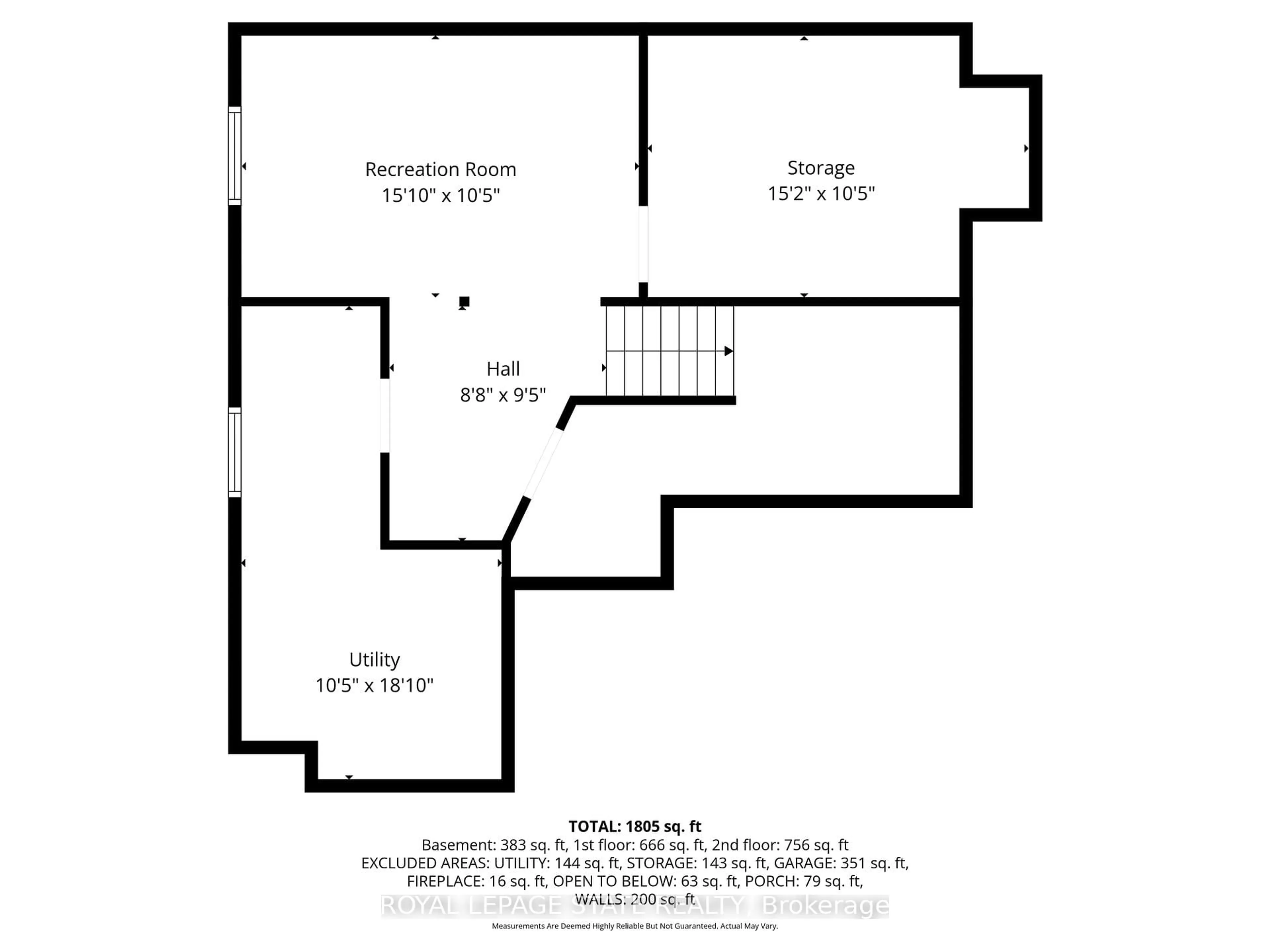 Floor plan for 23 Garinger Cres, Hamilton Ontario L0R 1C0