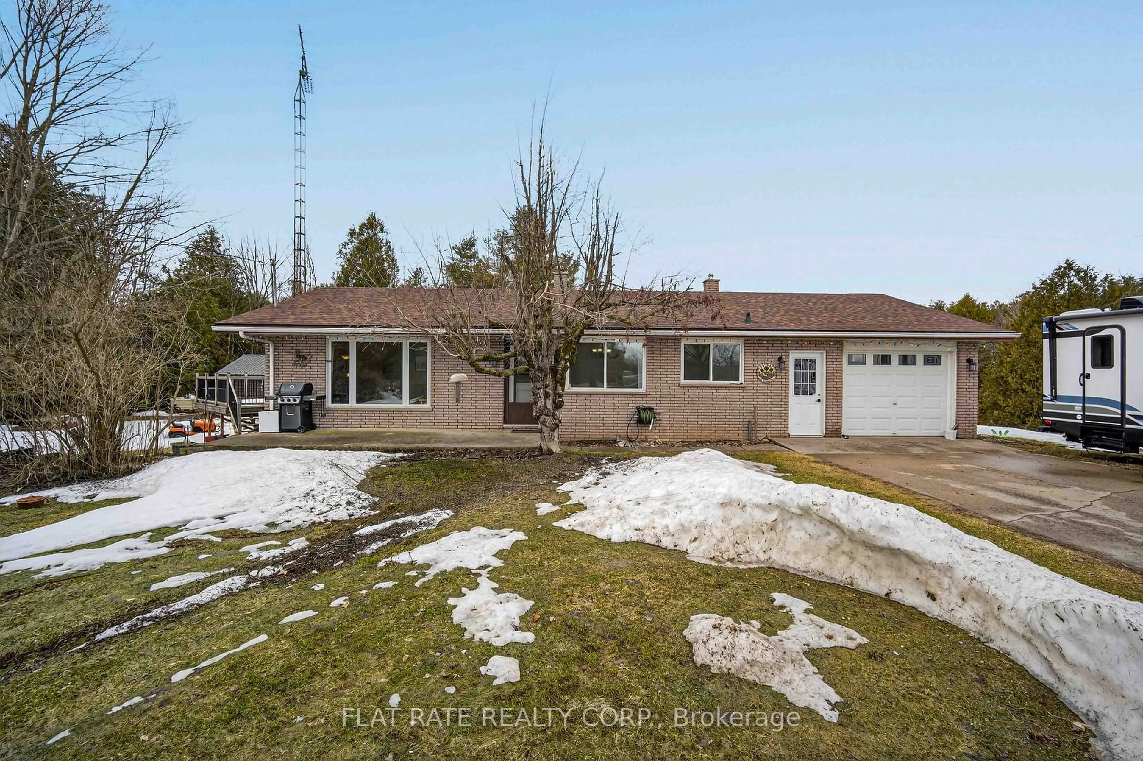 A pic from outside/outdoor area/front of a property/back of a property/a pic from drone, street for 2086 Mccrackens Landing Rd, Douro-Dummer Ontario K0L 2H0
