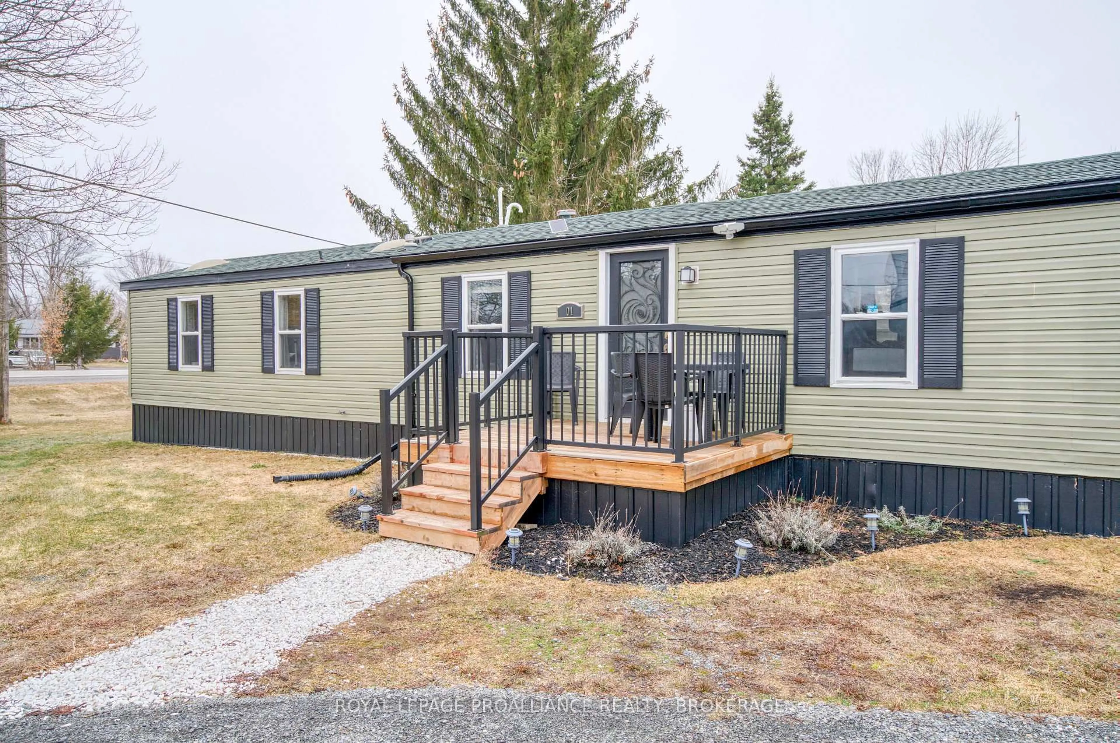 Home with vinyl exterior material, street for 1 Taylor St, Rideau Lakes Ontario K0G 1E0