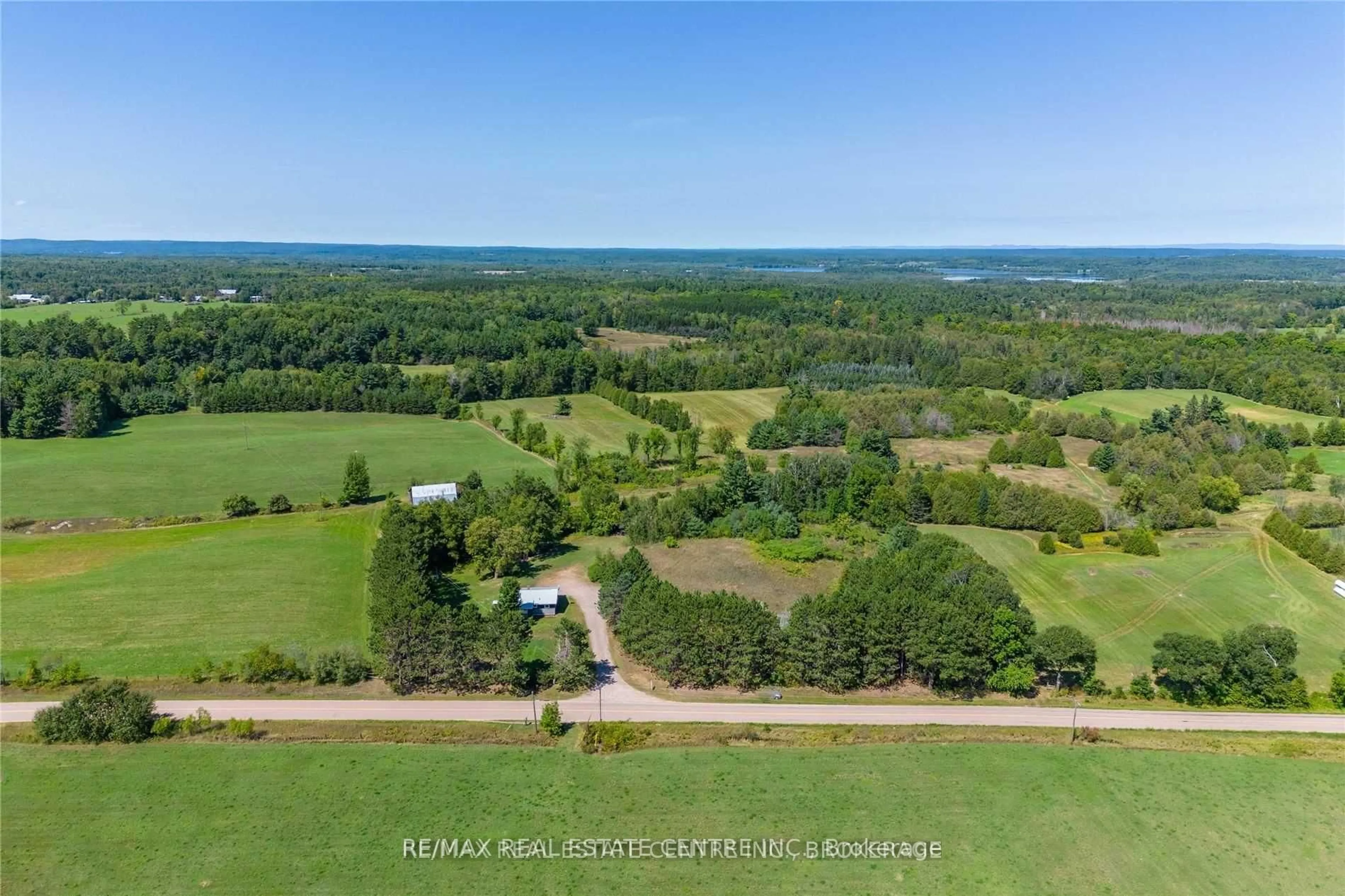 A pic from outside/outdoor area/front of a property/back of a property/a pic from drone, water/lake/river/ocean view for 814 Sand Rd, Eganville Ontario K0J 1T0