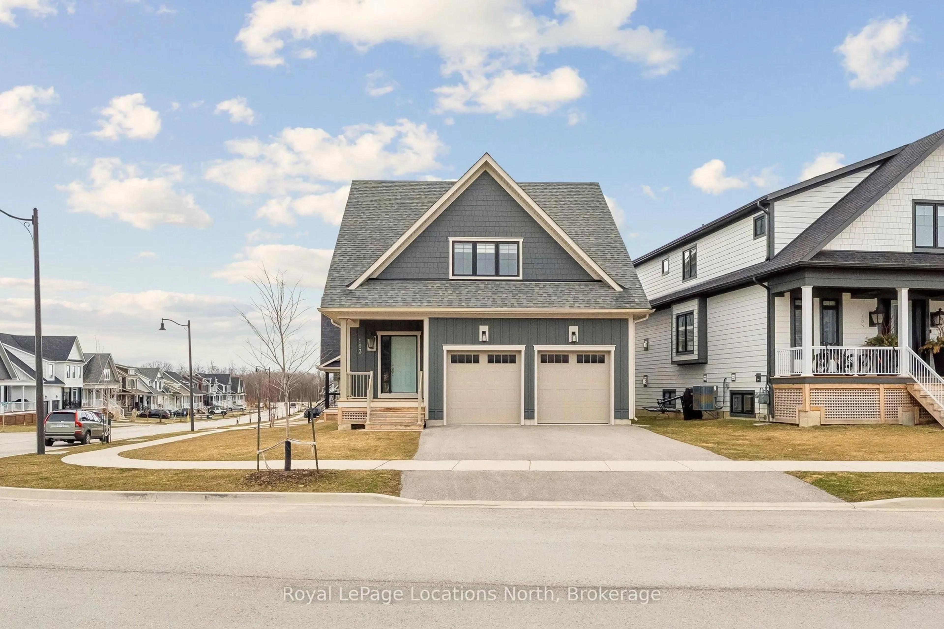 Home with brick exterior material, street for 163 Courtland St, Blue Mountains Ontario L9Y 5L7