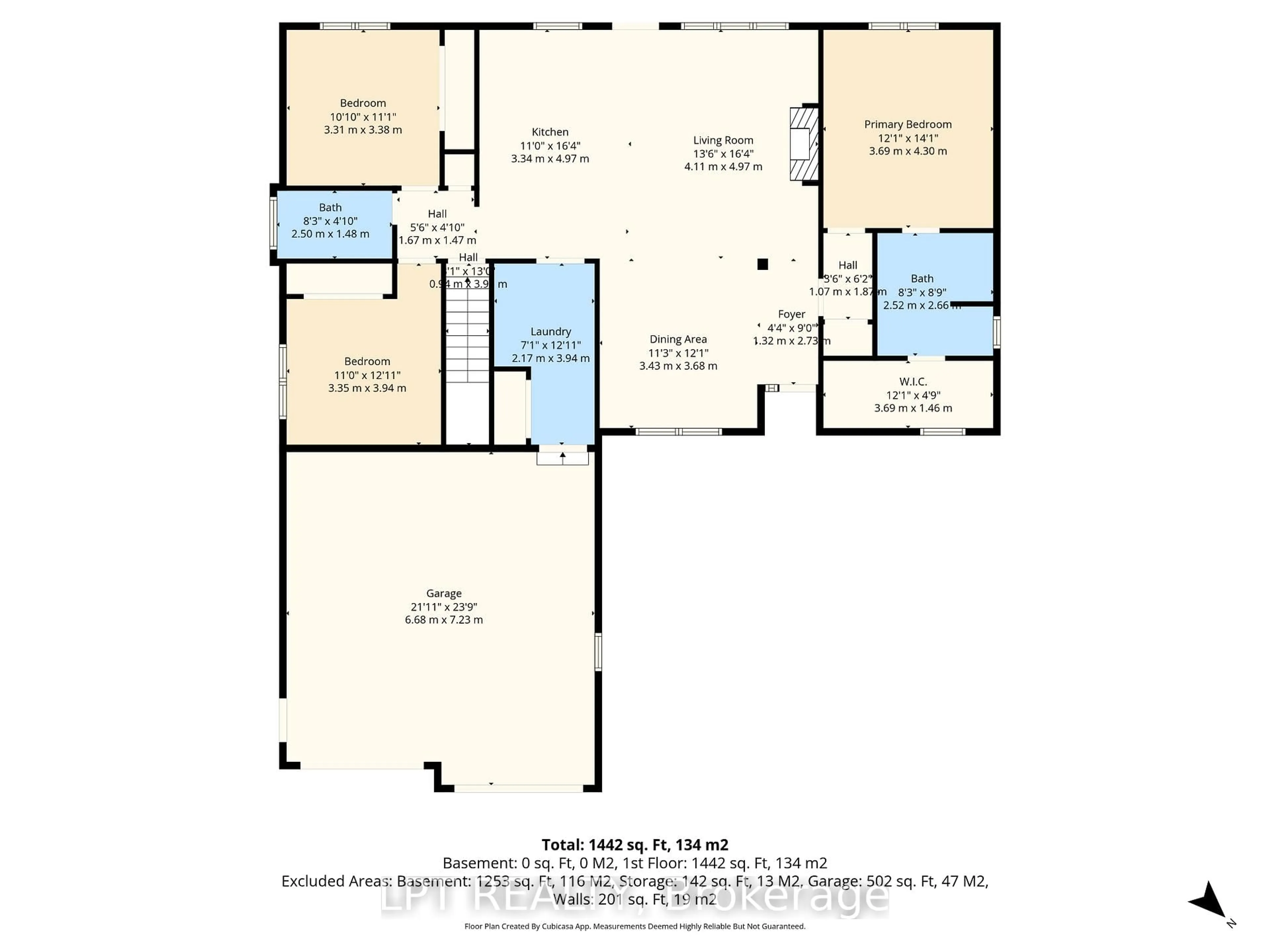 Floor plan for 10023 Jenna Rd, Lambton Shores Ontario N0M 1T0