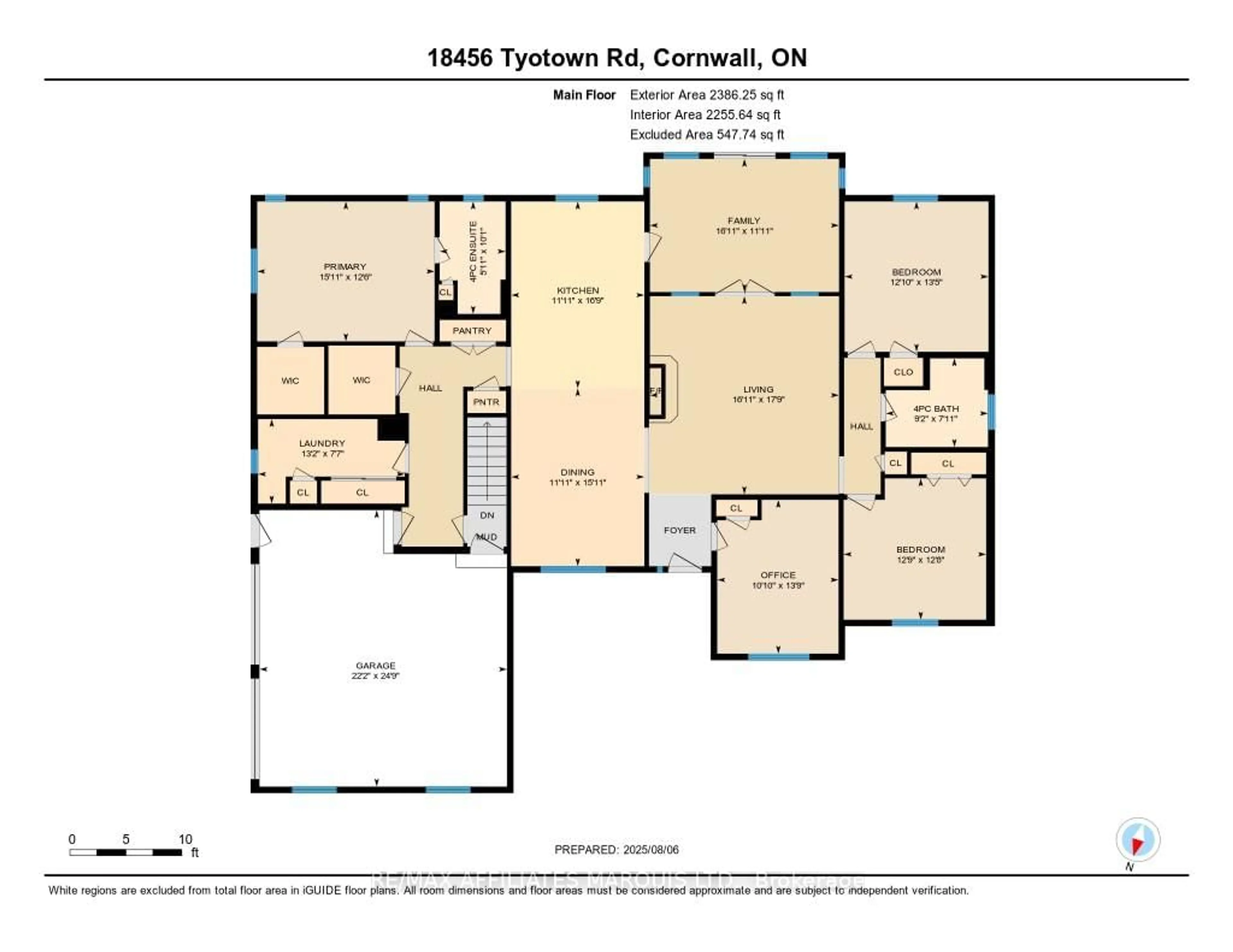 Floor plan for 18456 Tyotown Rd, South Glengarry Ontario K6H 7S5