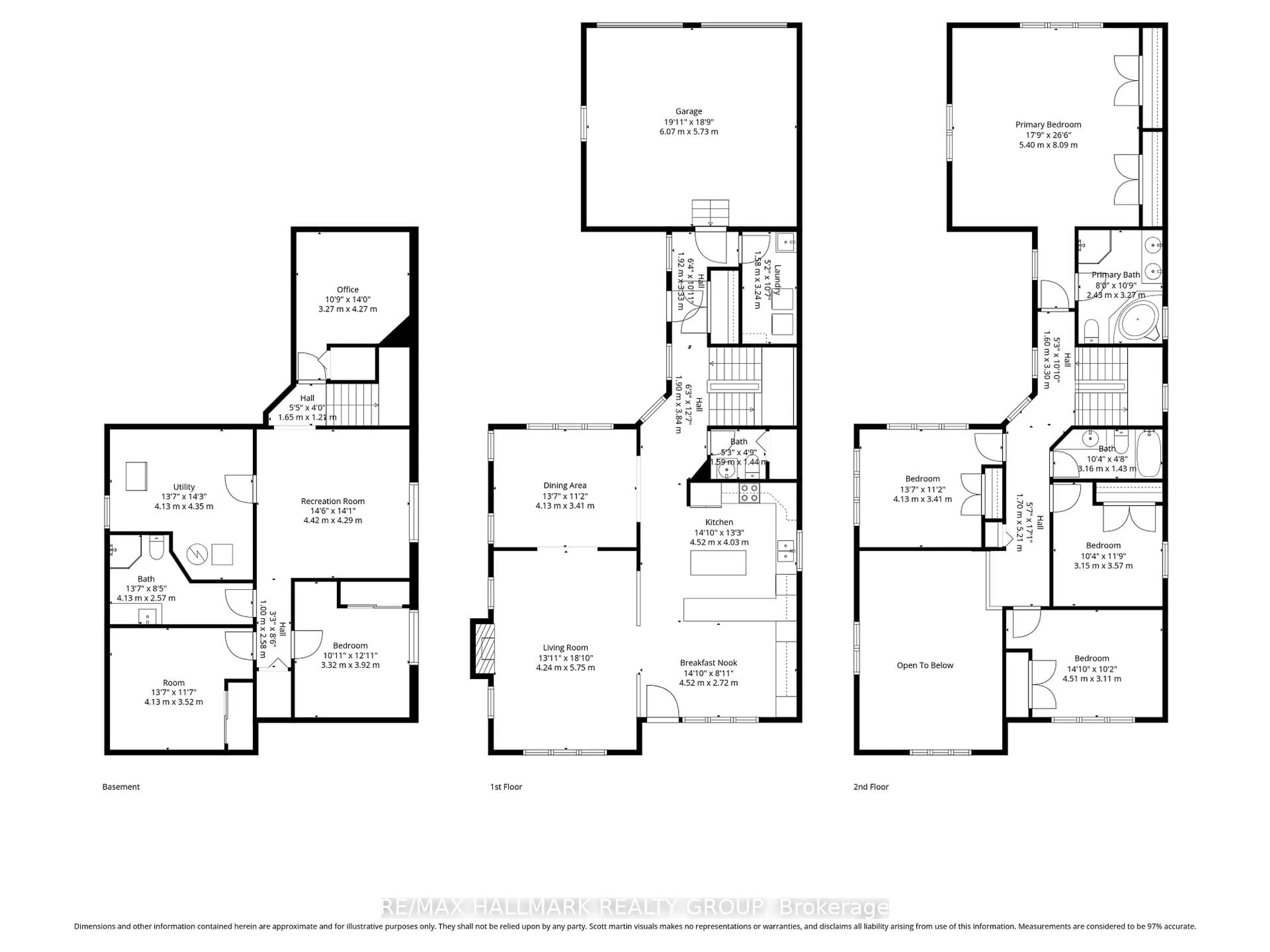Floor plan for 303 Parkin Circ, Ottawa Ontario K1T 4G8