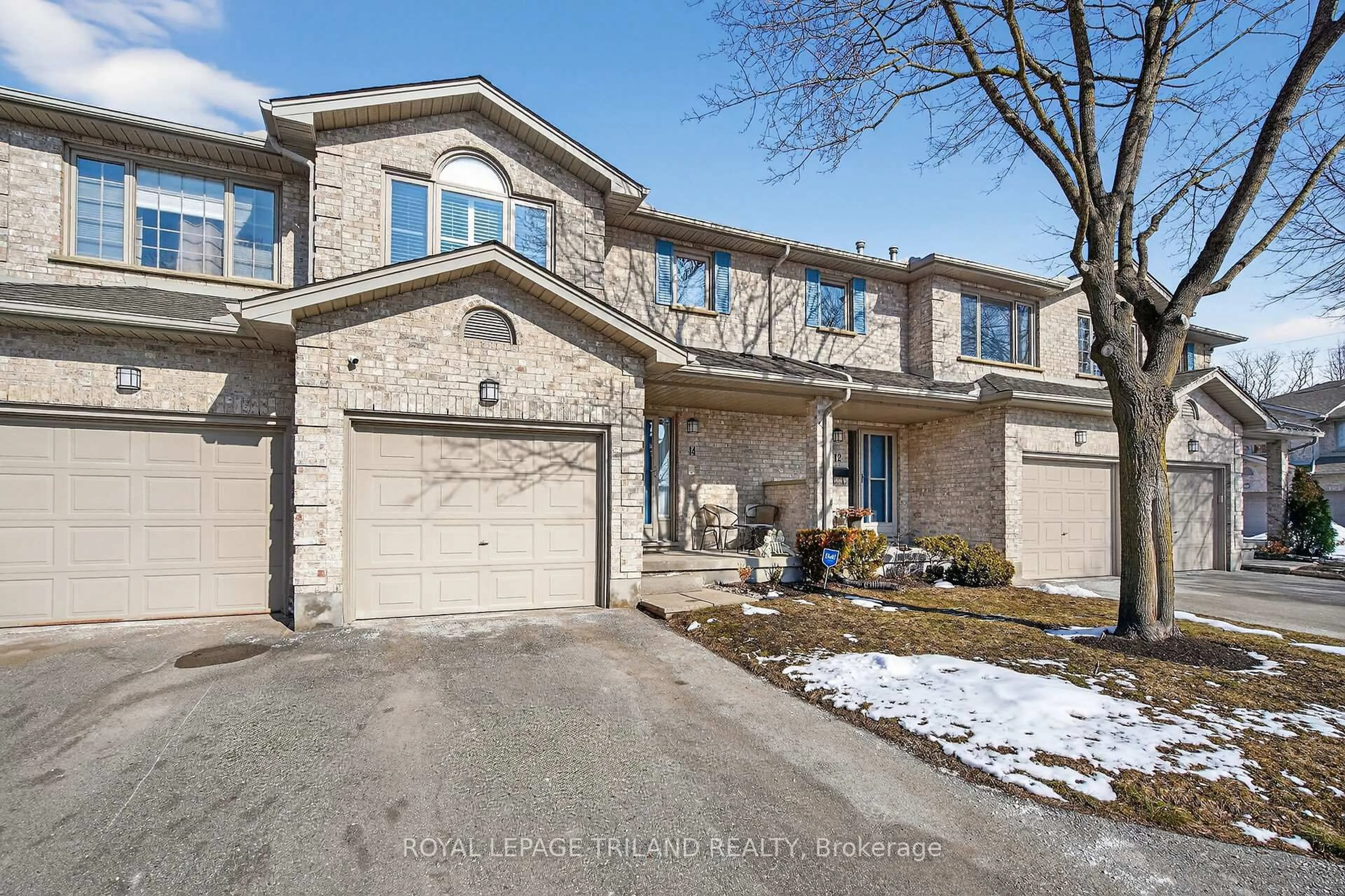 Home with brick exterior material, street for 155 KILLARNEY Rd #14, London North Ontario N5X 3X8