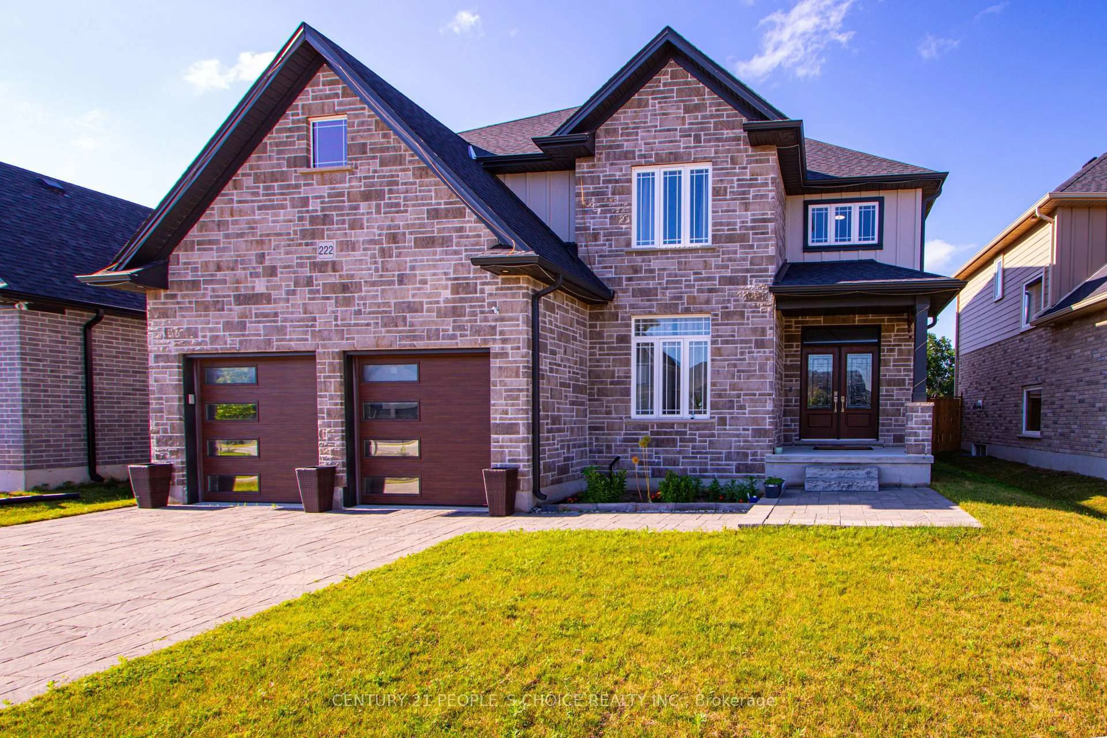 Home with brick exterior material, street for 222 Boardwalk Way, Thames Centre Ontario N0L 1G2