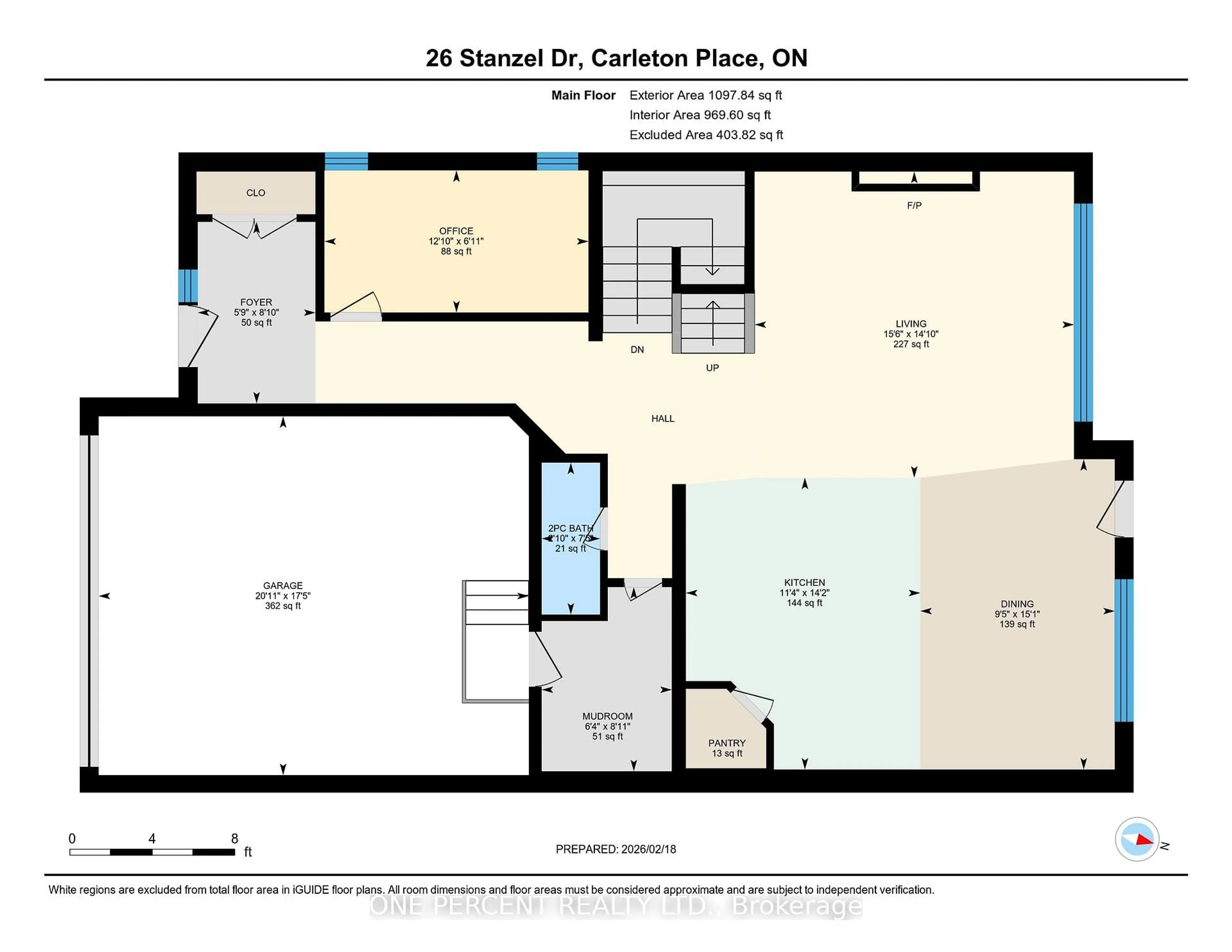 Floor plan for 26 Stanzel Dr, Carleton Place Ontario K7C 0H8