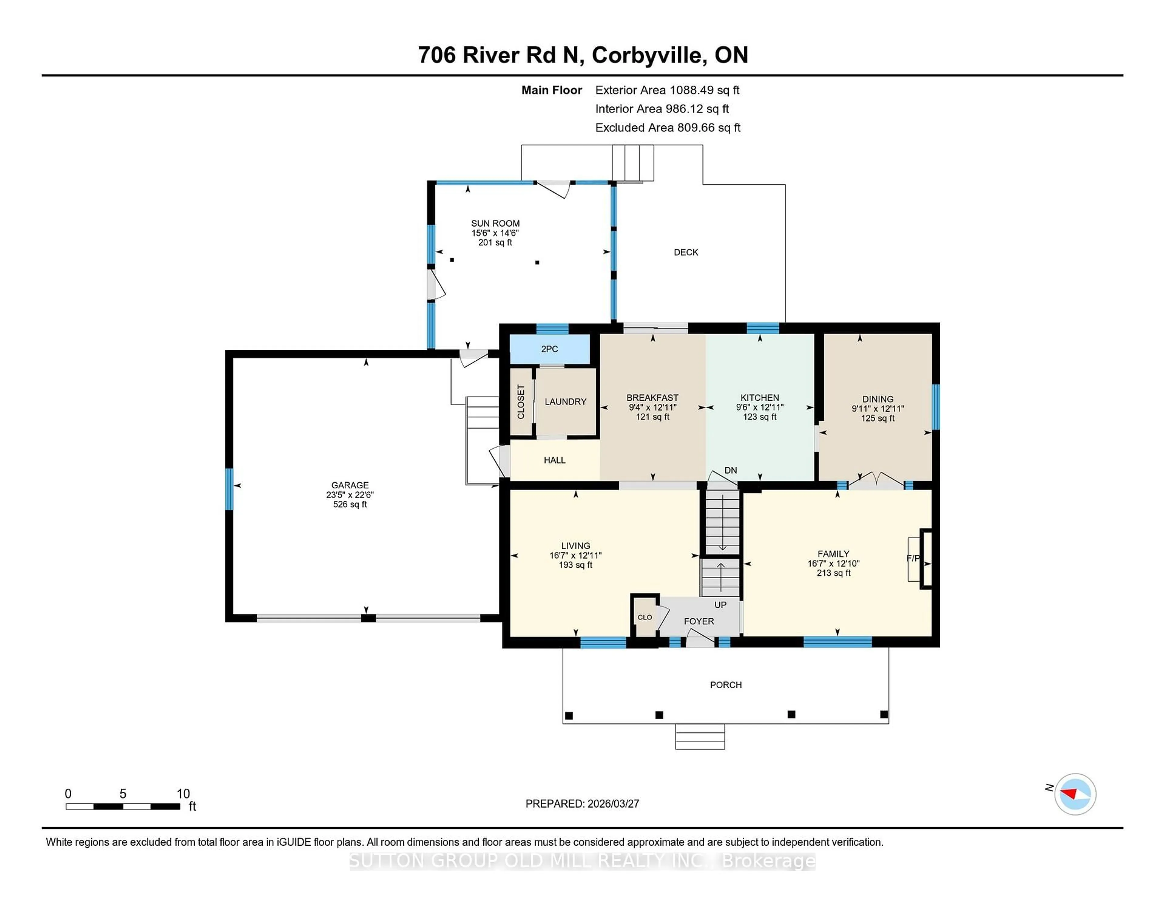 Floor plan for 706 River Rd, Corbyville Ontario K0K 1V0