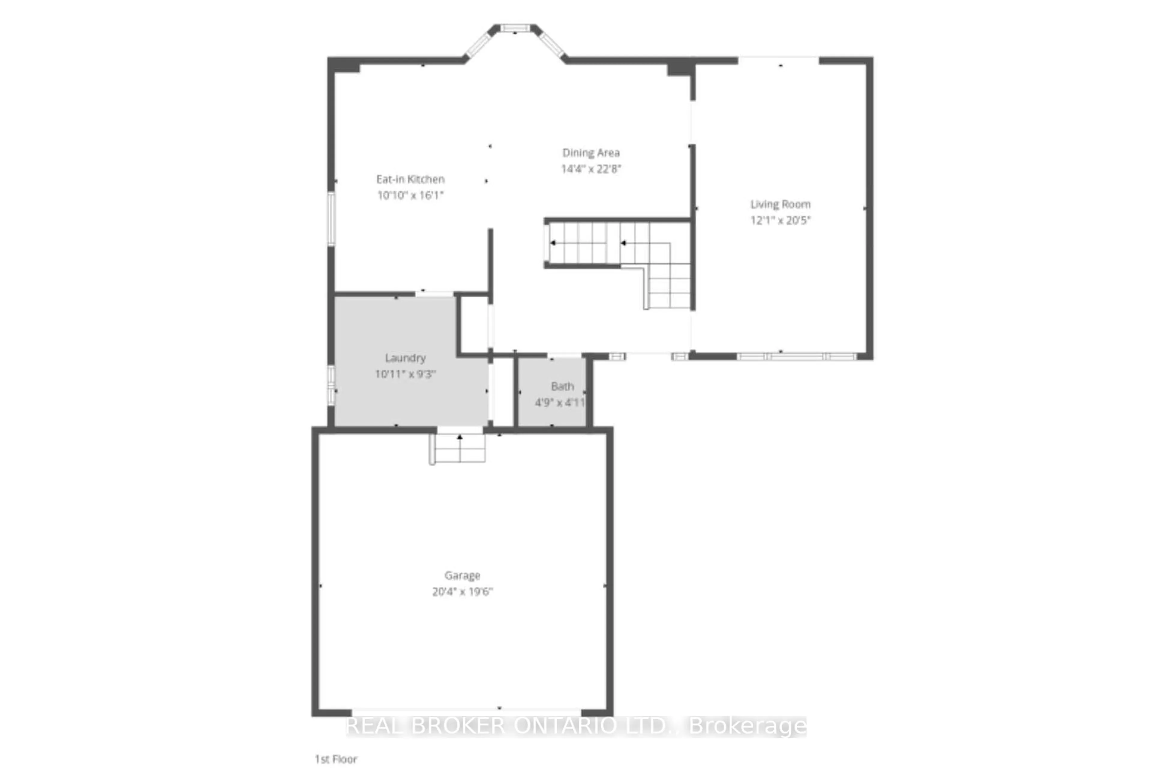 Floor plan for 107 Rose Bridge Cres, Cambridge Ontario N3C 3Z2