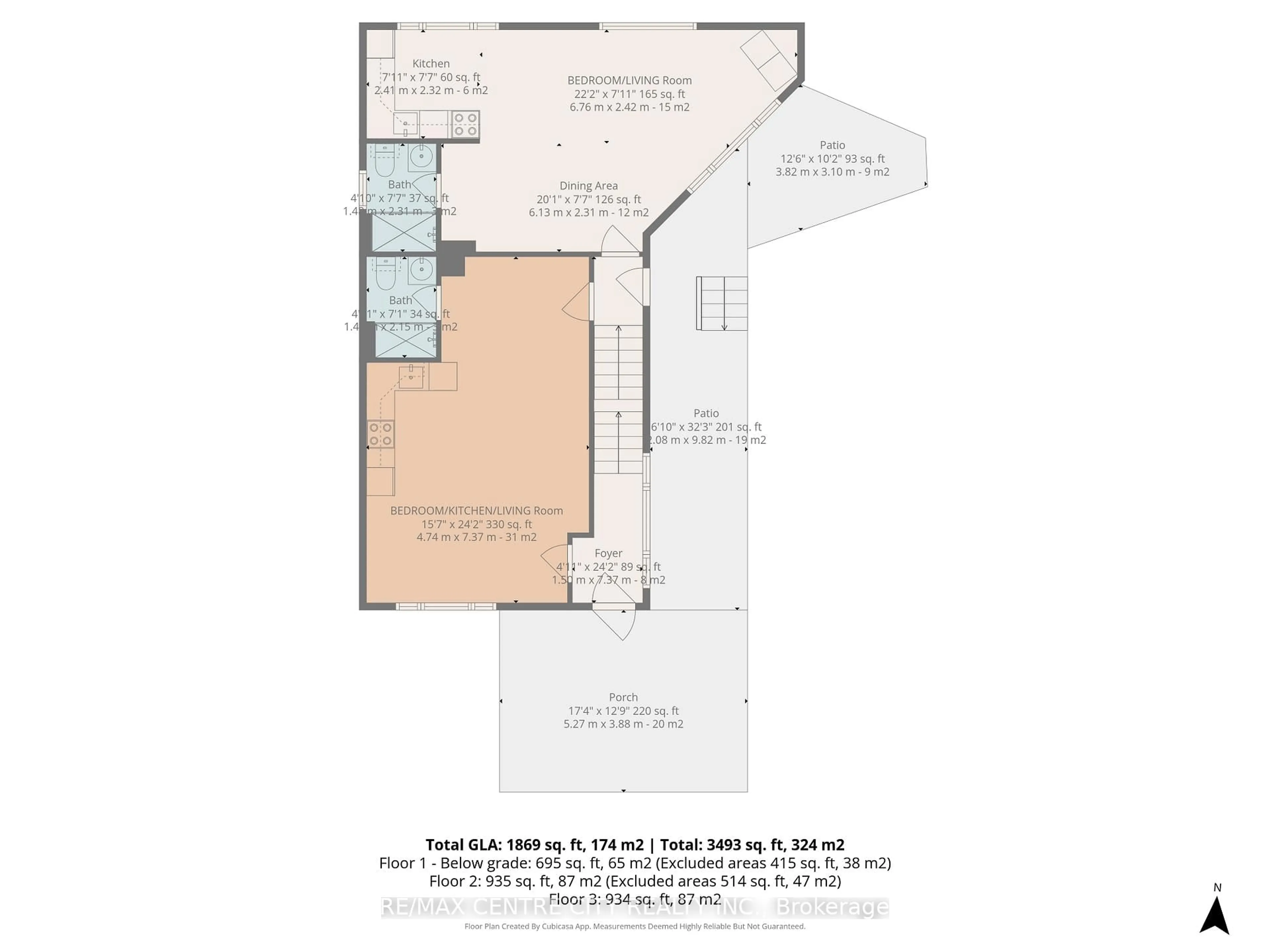 Floor plan for 483 George St, Central Elgin Ontario N5L 1H1