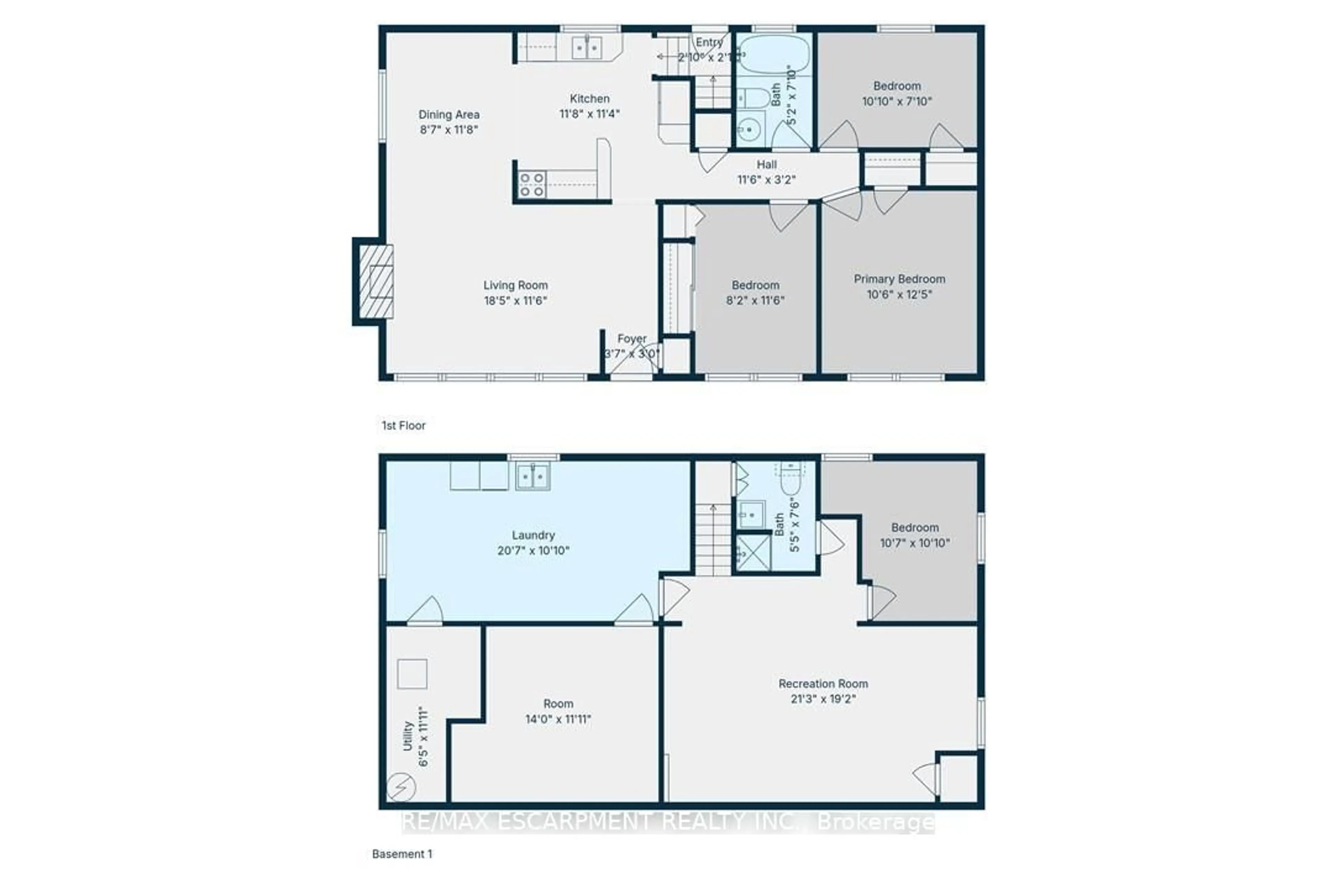 Floor plan for 40 Nickerson Ave, St. Catharines Ontario L2N 3M4