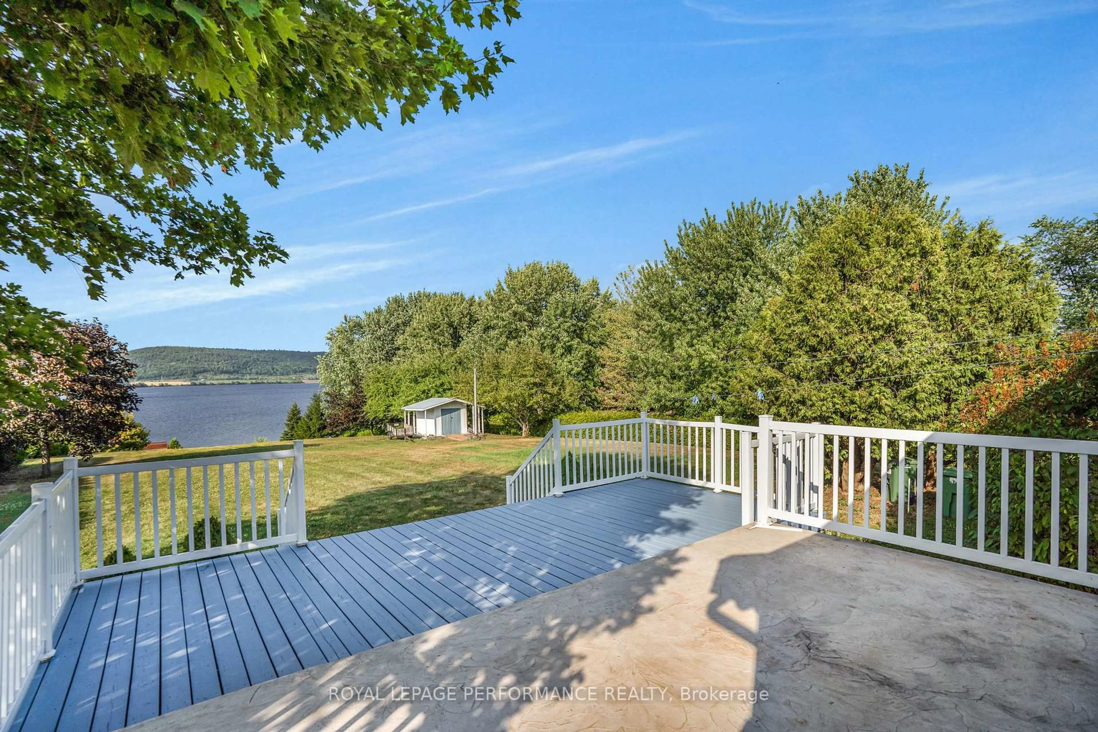 A pic from outside/outdoor area/front of a property/back of a property/a pic from drone, water/lake/river/ocean view for 123 Ch Du Domaine Rd, Alfred and Plantagenet Ontario K0B 1J0