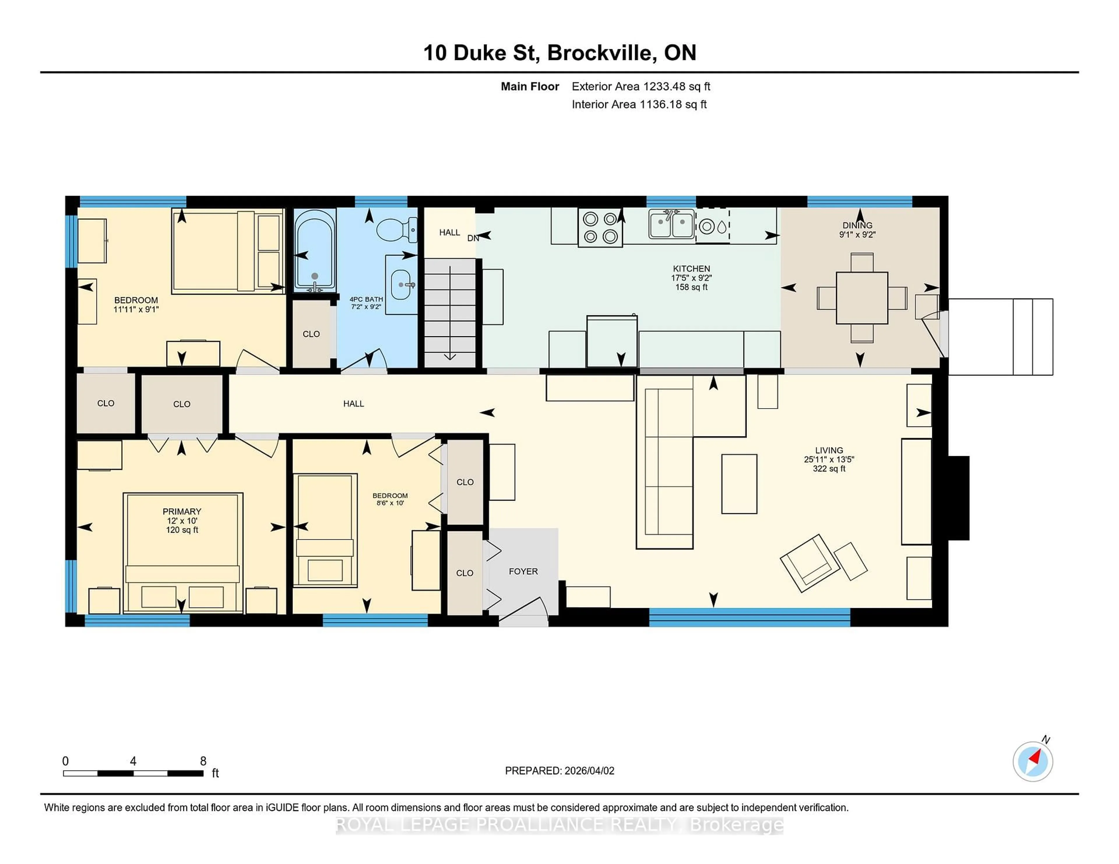 Floor plan for 10 Duke St, Brockville Ontario K6V 3J1
