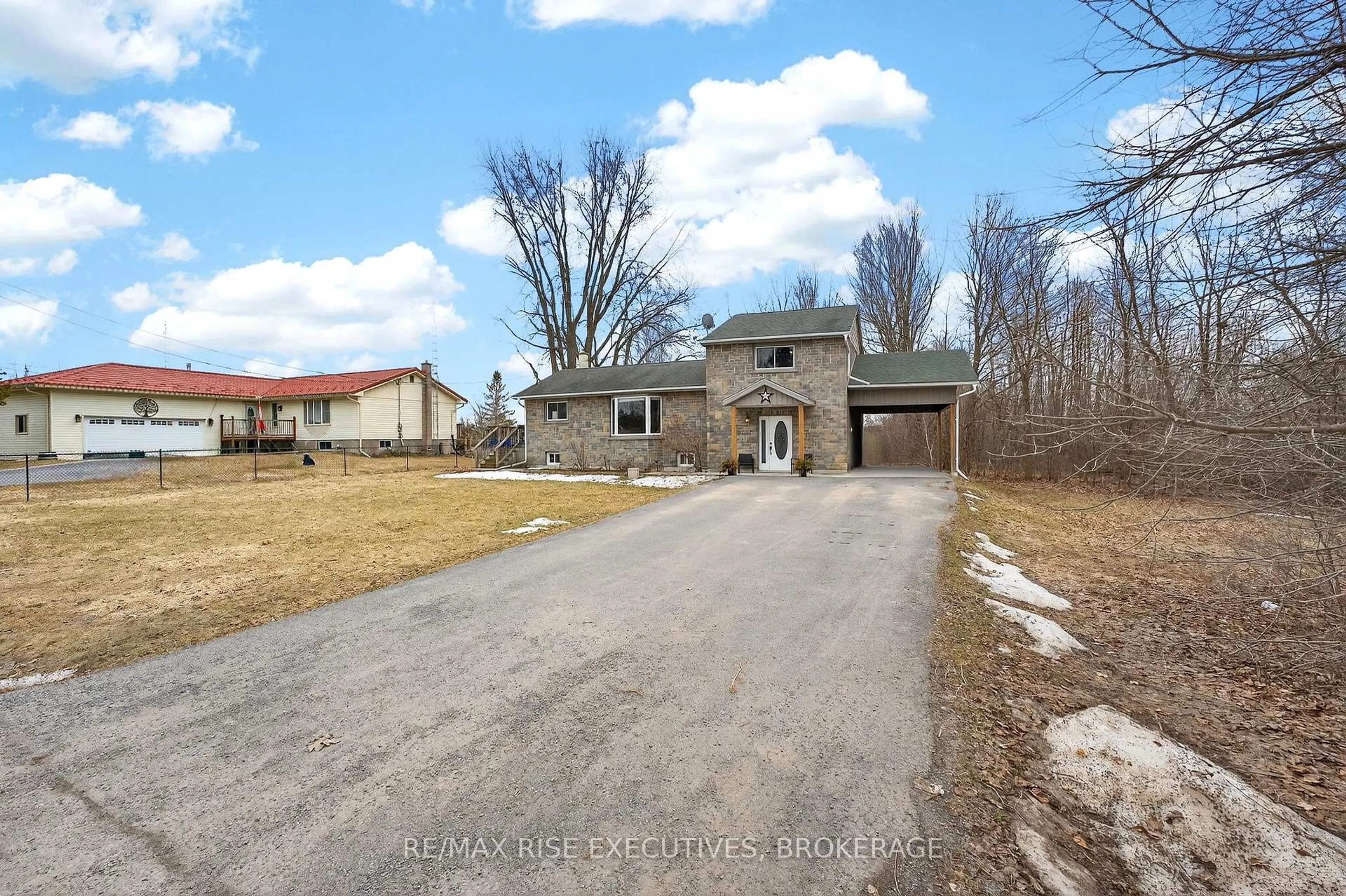 A pic from outside/outdoor area/front of a property/back of a property/a pic from drone, street for 2883 Bur Brook Rd, Kingston Ontario K7P 2Y7