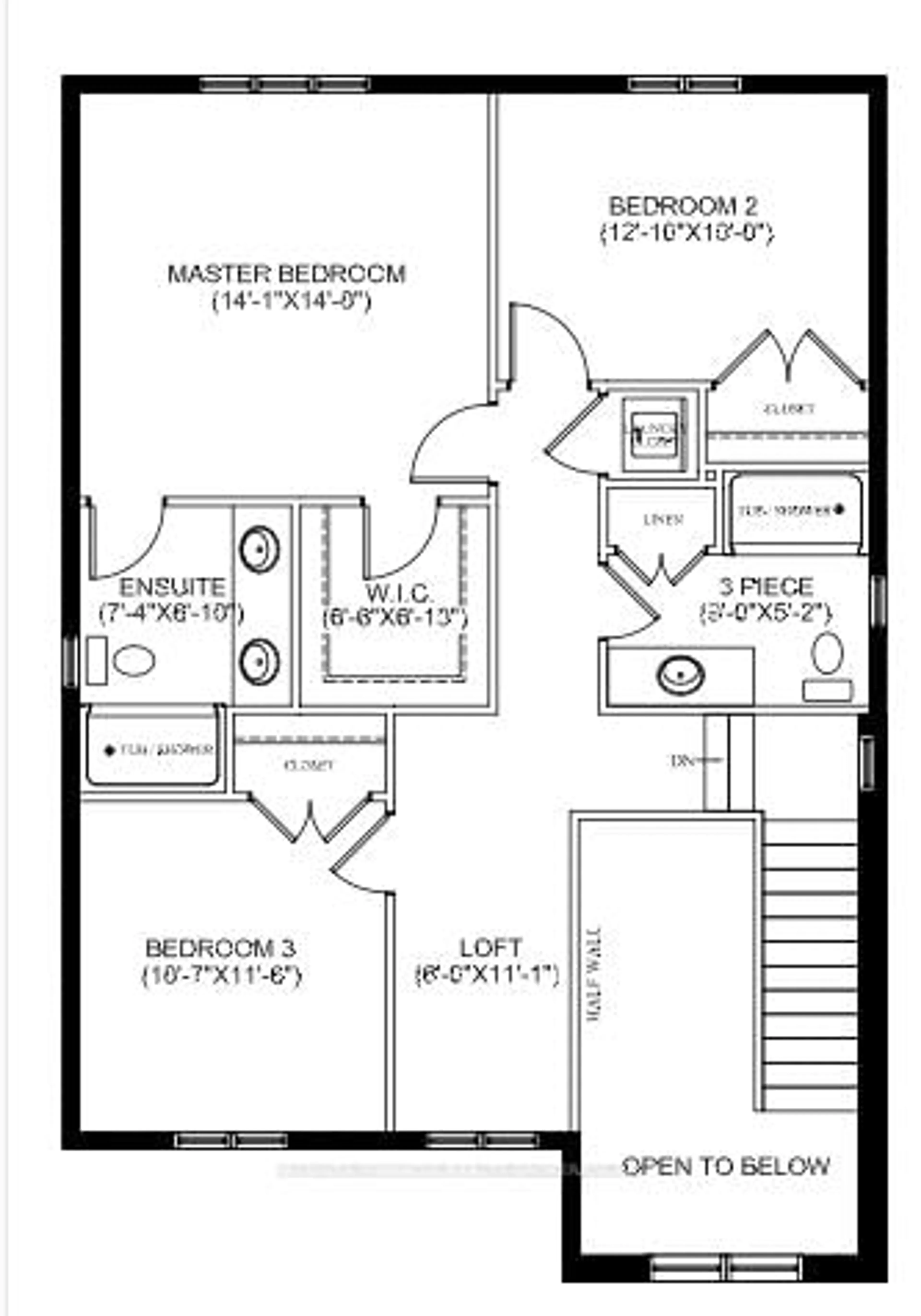 Floor plan for 4252 Liberty Cross, London South Ontario N6P 1J9