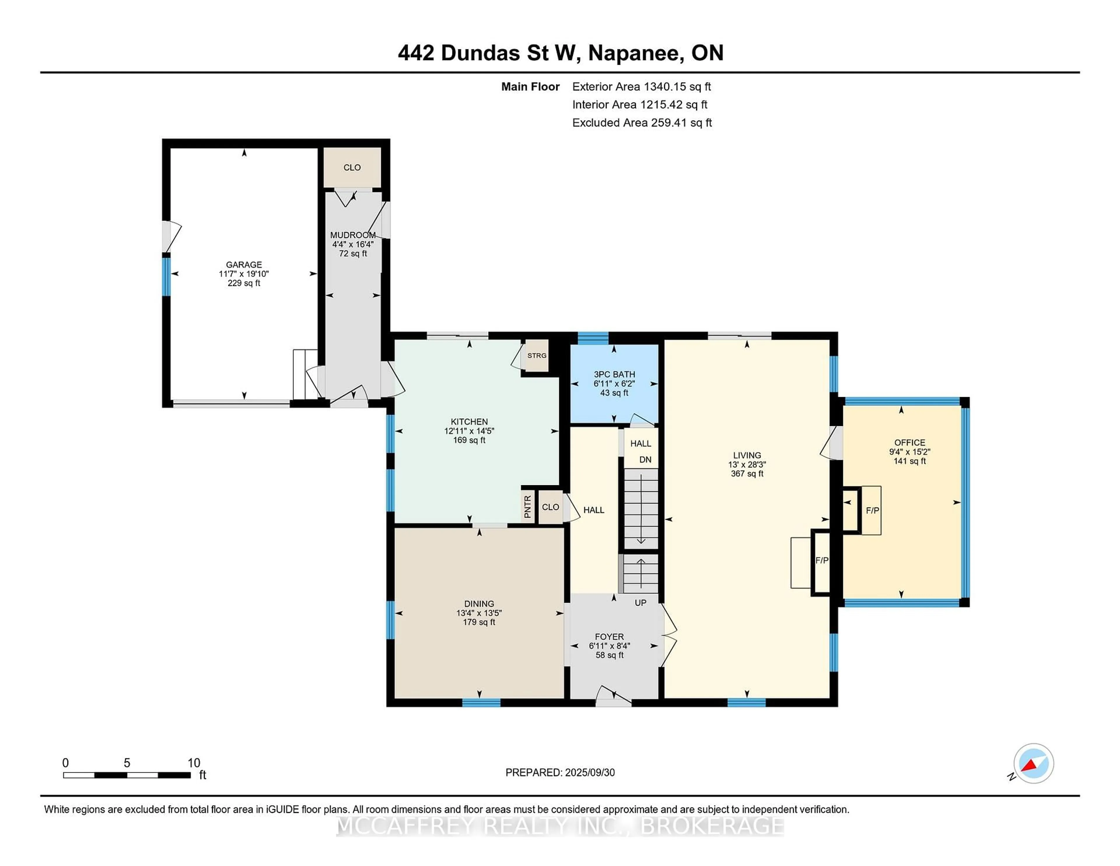 Floor plan for 442 DUNDAS St, Greater Napanee Ontario K7R 2C1