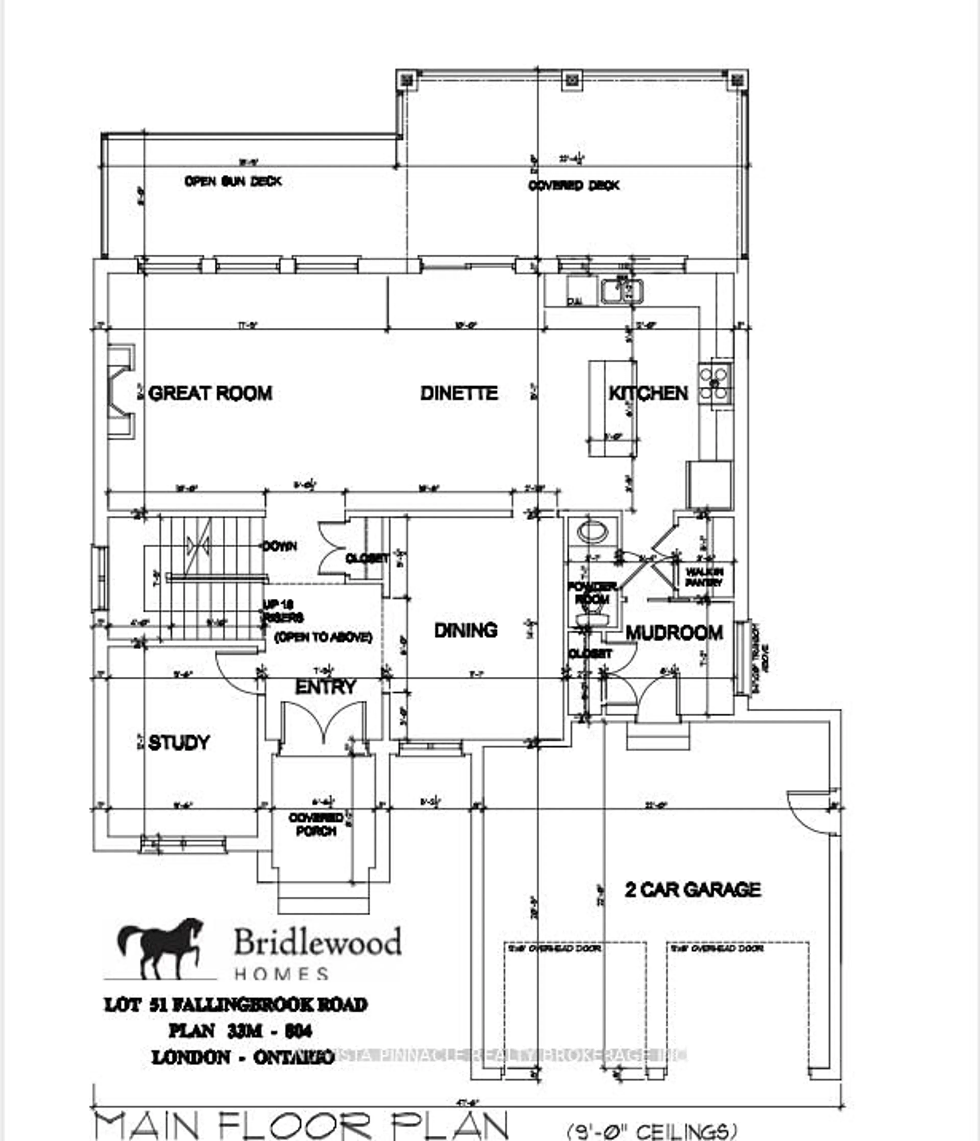 Floor plan for 4146 Fallingbrook Rd, London South Ontario N6P 1H5