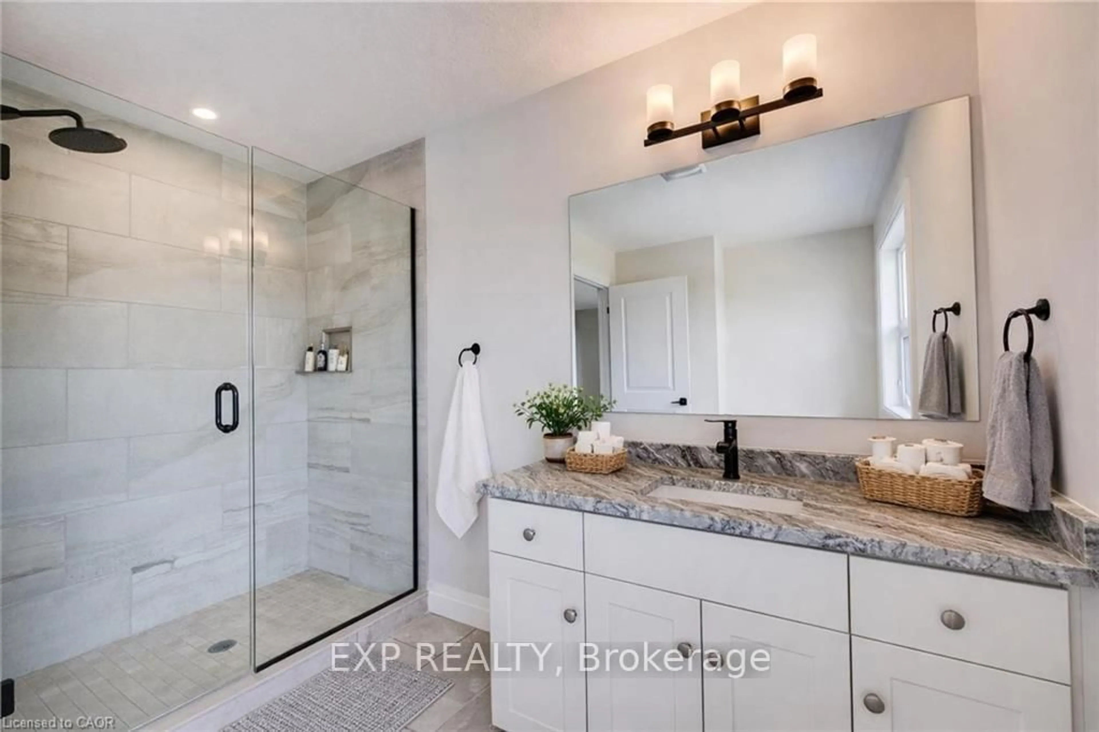 Contemporary bathroom, ceramic/tile floor for 102 Thackeray Way, Minto Ontario N0G 1Z0