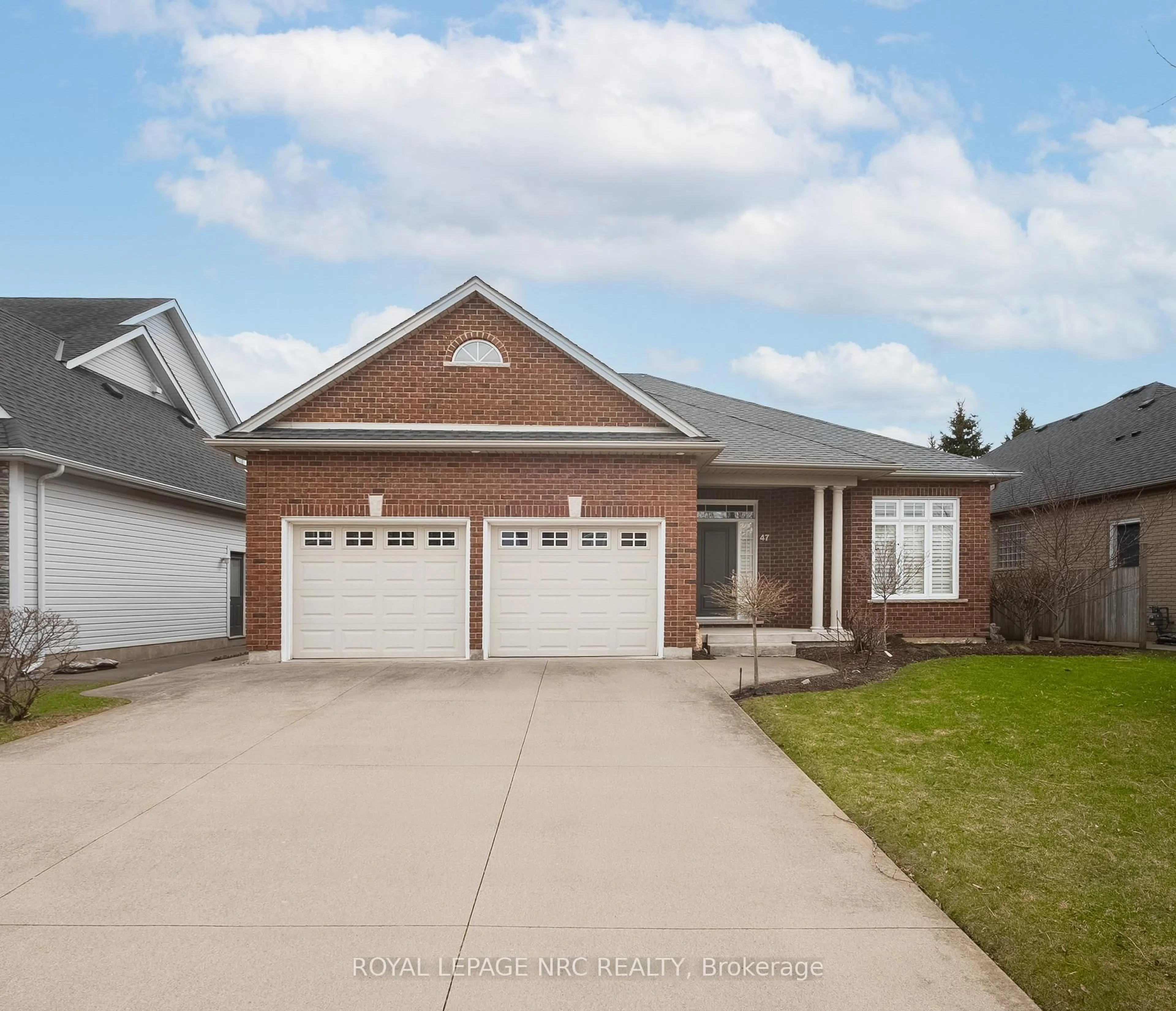 Home with brick exterior material, street for 47 Countryside Dr, St. Catharines Ontario L2W 1C4