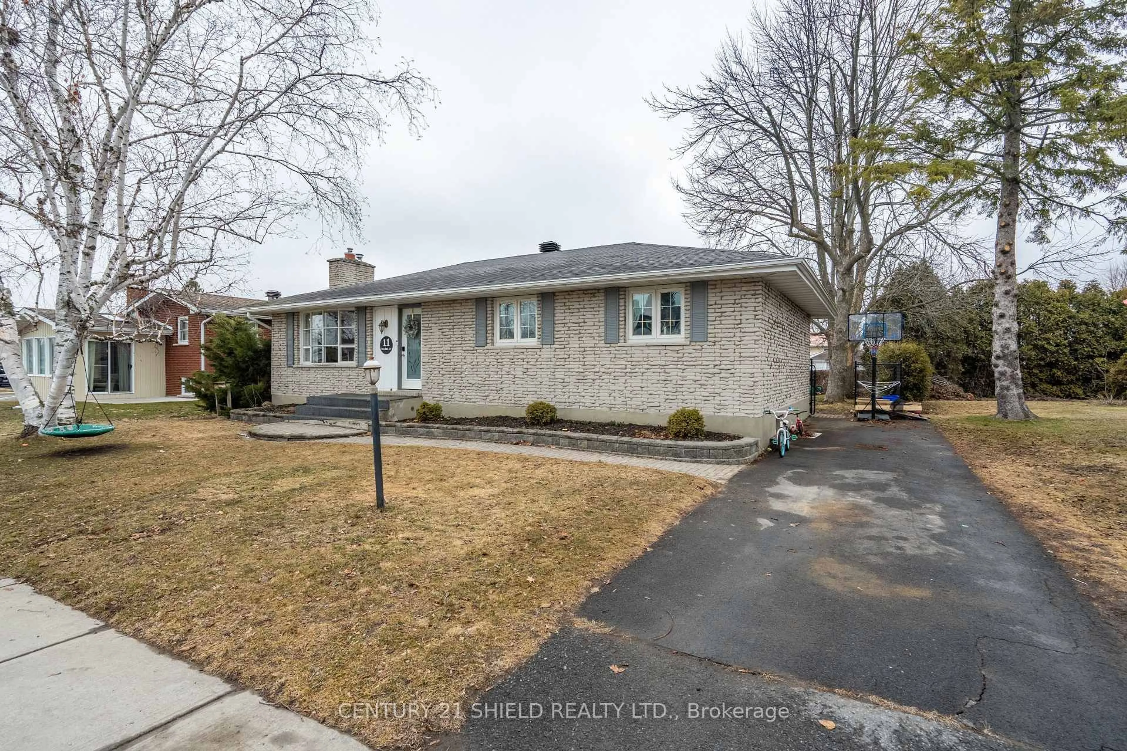 Home with brick exterior material, street for 11 Strachan Ave, South Stormont Ontario K0C 1P0