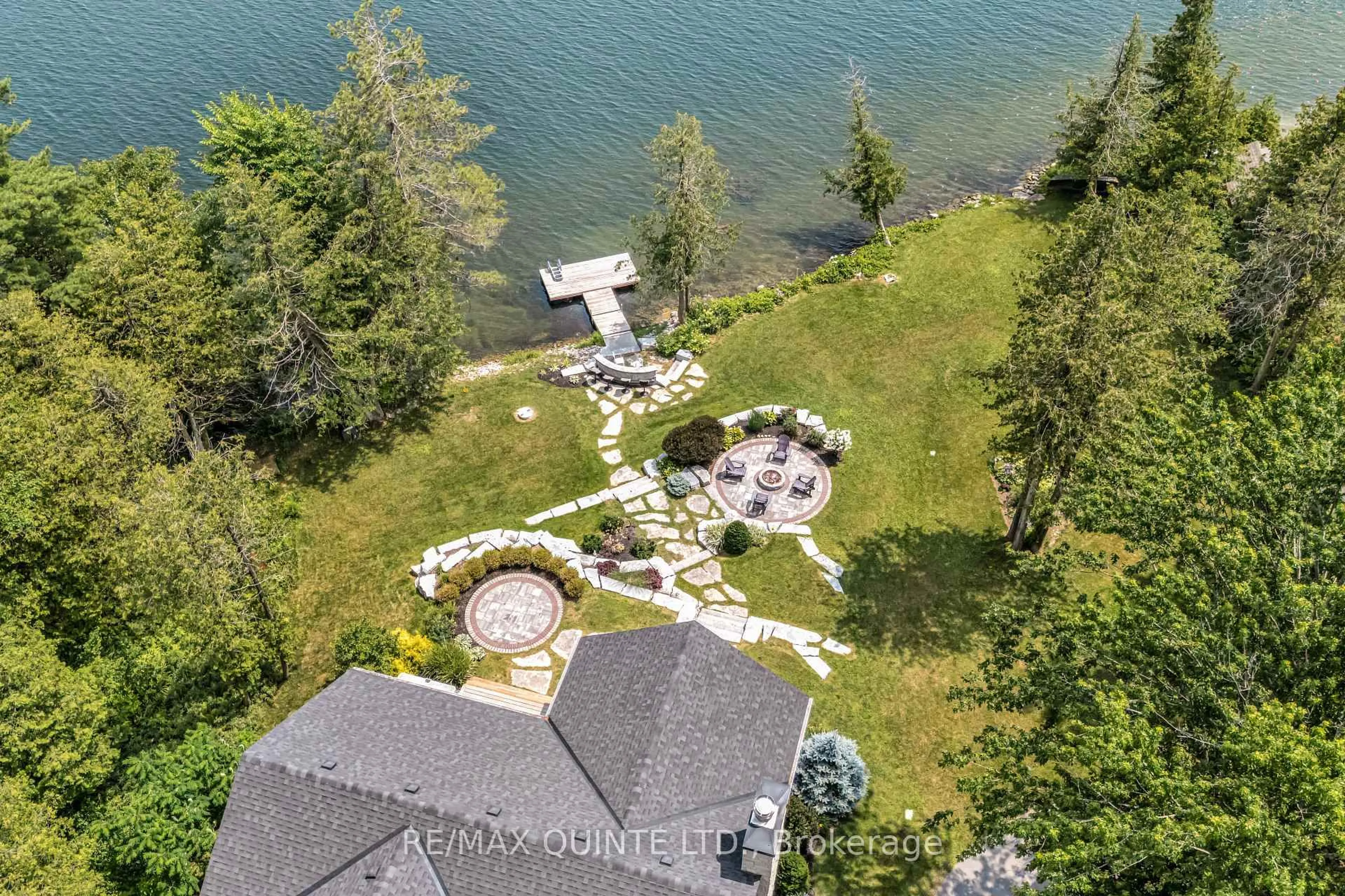 A pic from outside/outdoor area/front of a property/back of a property/a pic from drone, water/lake/river/ocean view for 50 Shier Lane, Stirling Ontario K0K 3E0