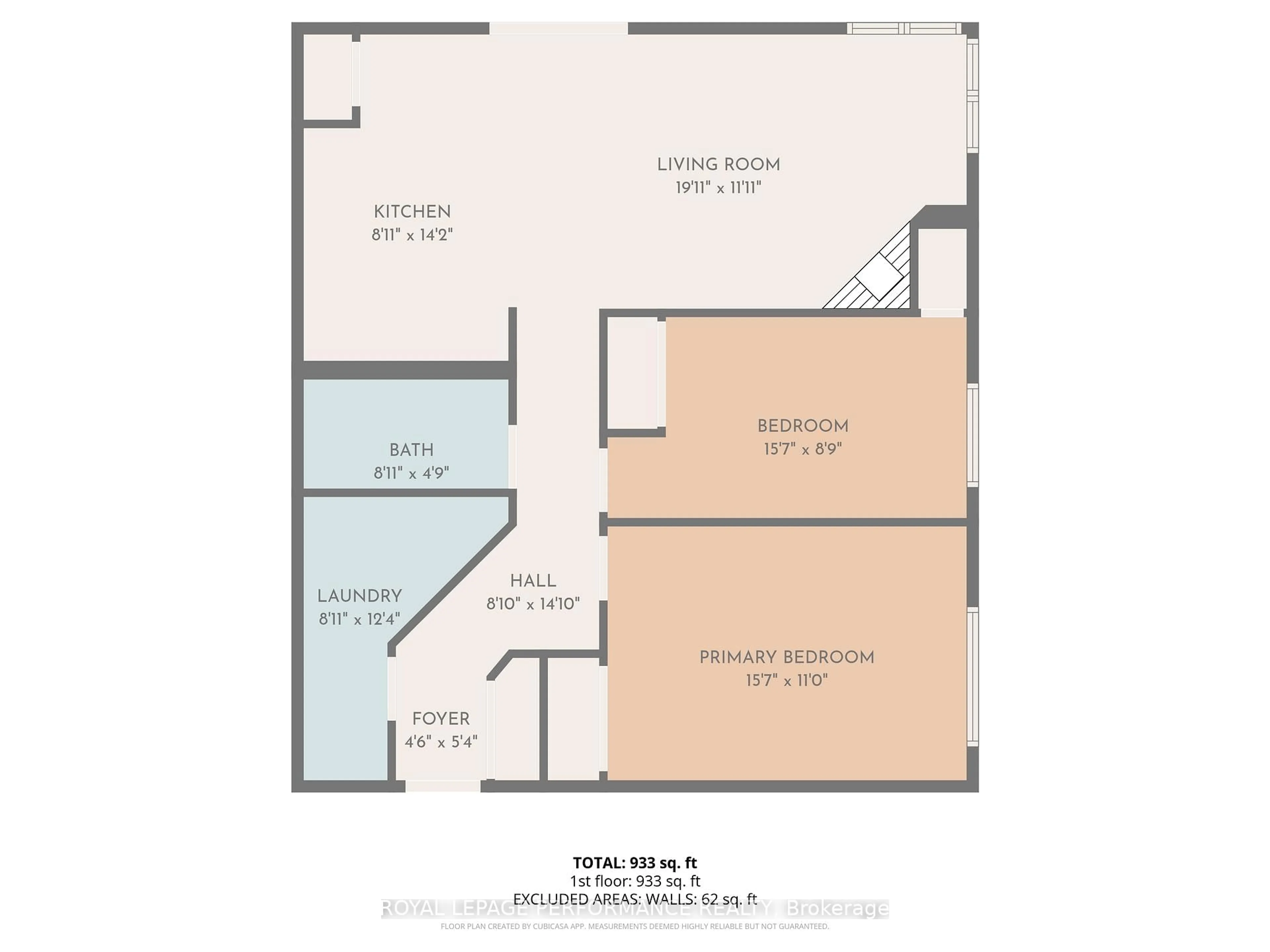 Floor plan for 1101 Clement St #122, Hawkesbury Ontario K6A 3P1