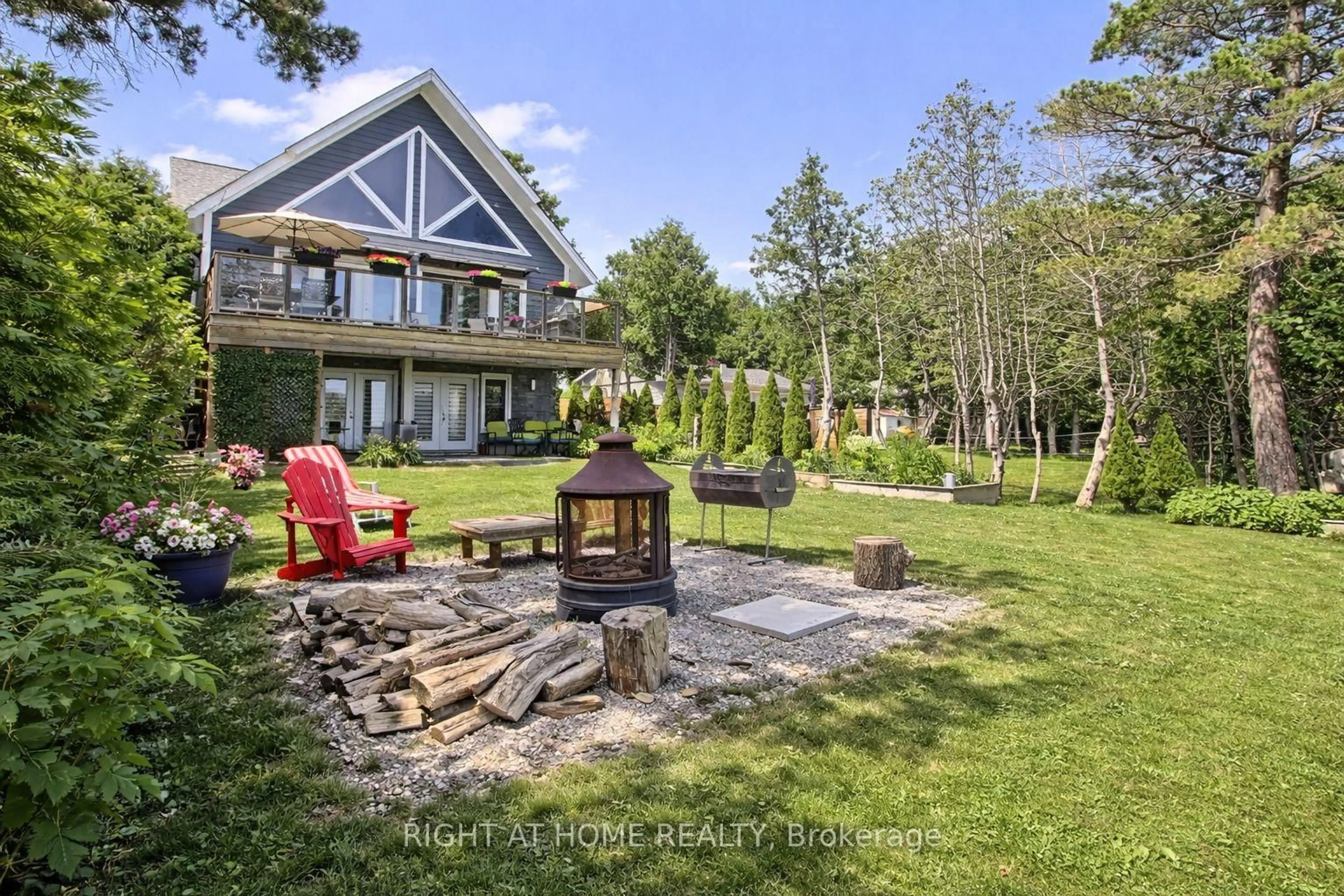 Patio, water/lake/river/ocean view for 26 Beach Rd, Kawartha Lakes Ontario K0M 2C0