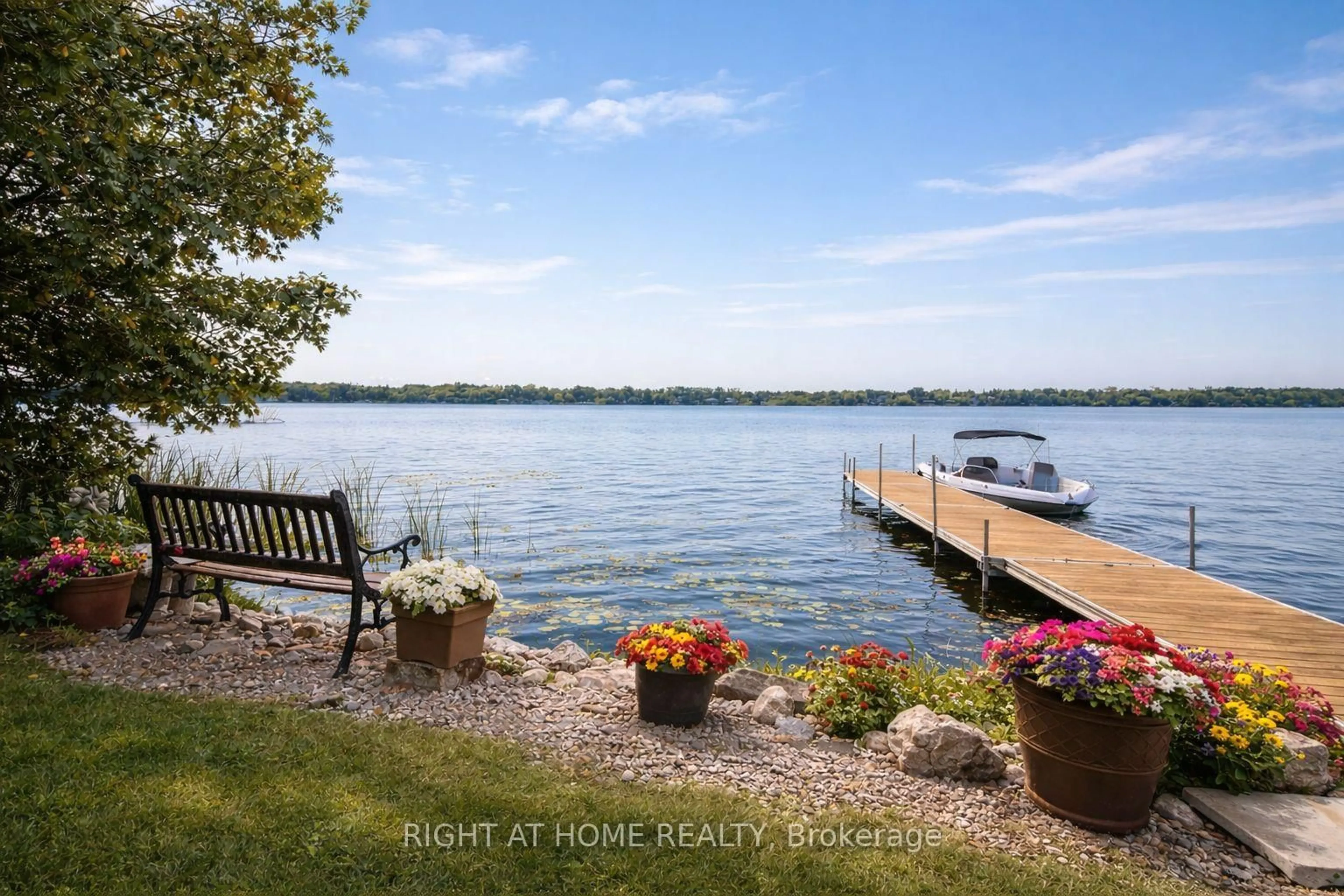 Patio, water/lake/river/ocean view for 26 Beach Rd, Kawartha Lakes Ontario K0M 2C0