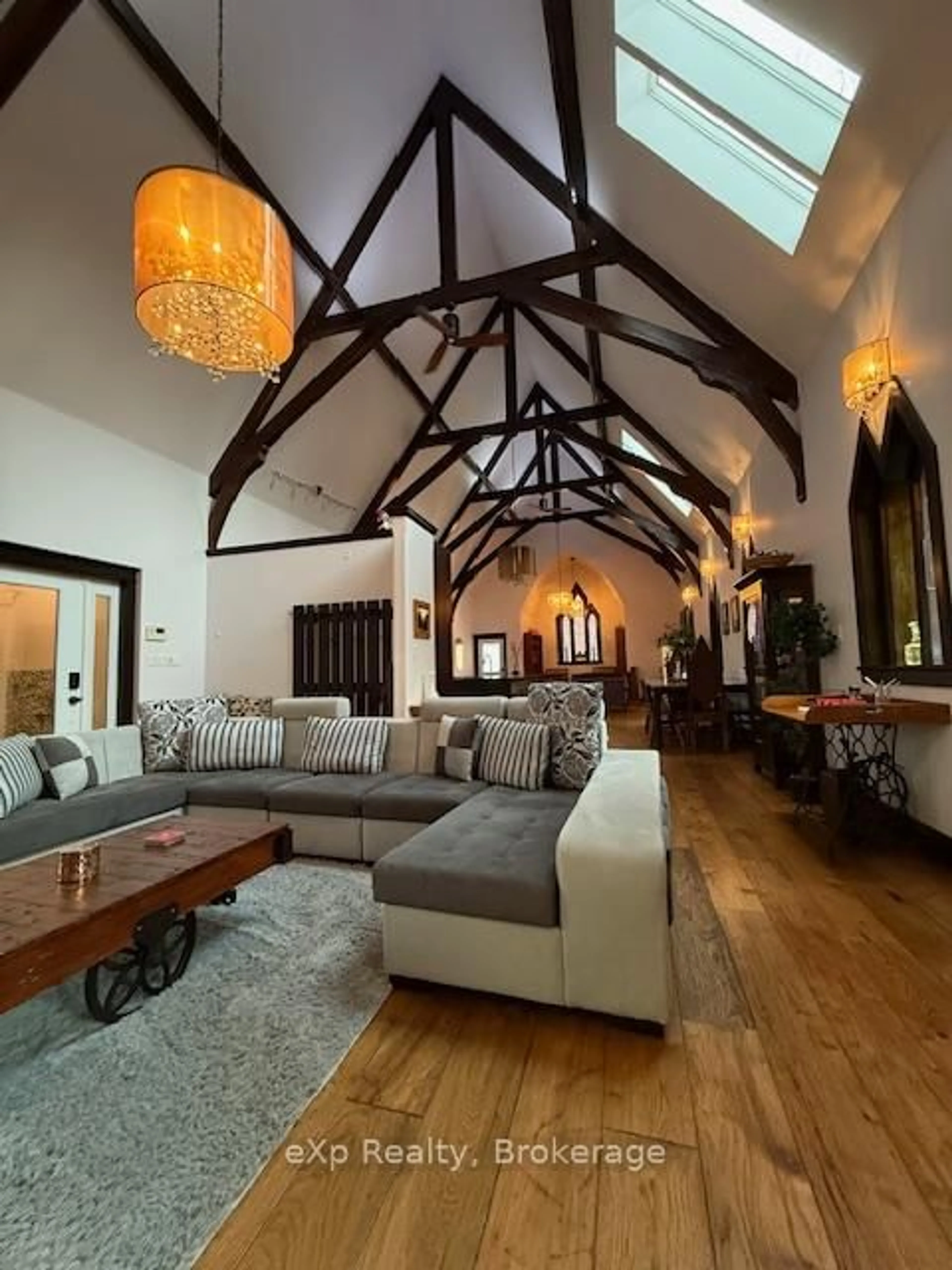 Living room with furniture, wood/laminate floor for 251 Albert St, Arran-Elderslie Ontario N0G 2N0