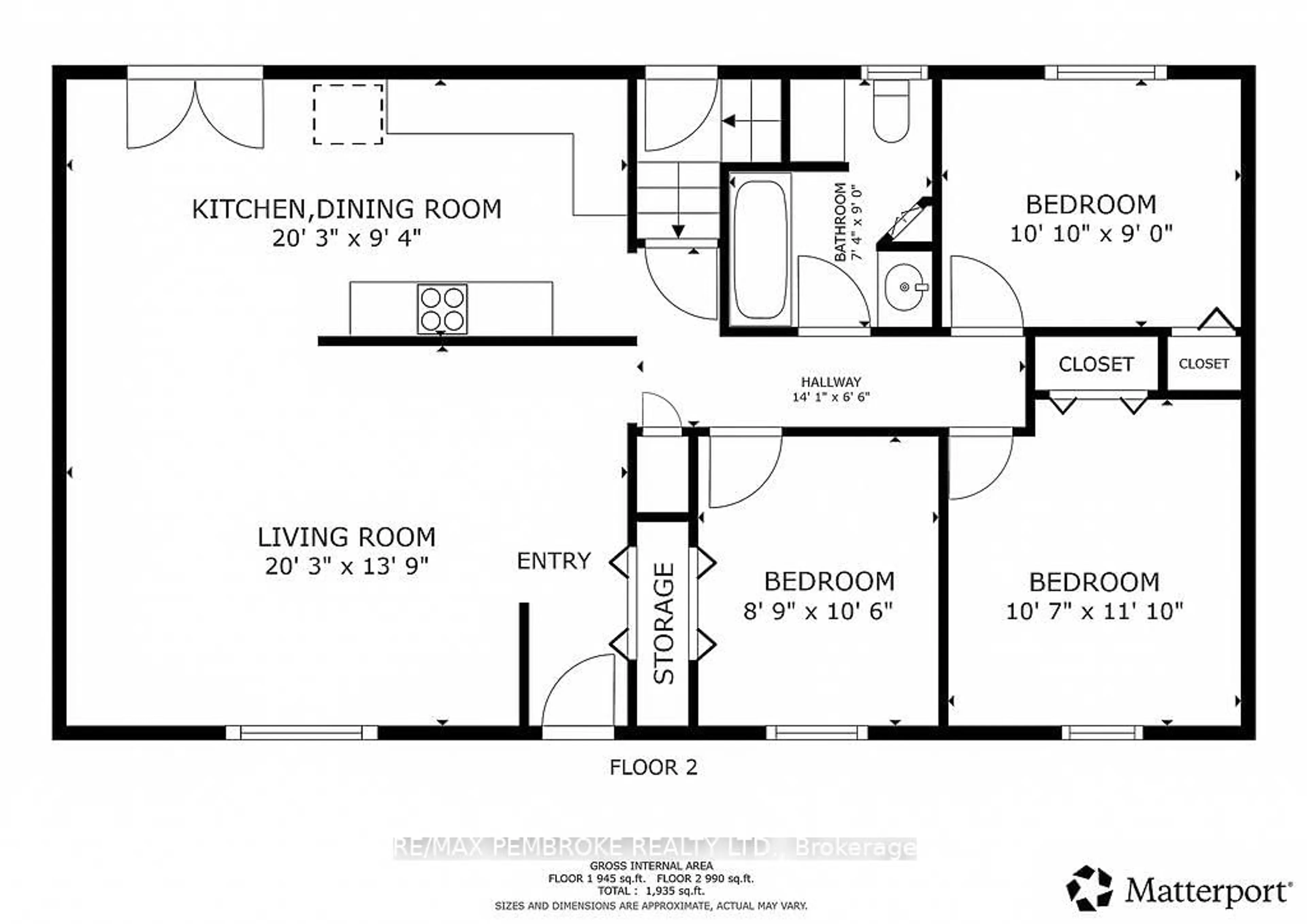 Floor plan for 52 Laurentian Dr, Petawawa Ontario K8H 2M3