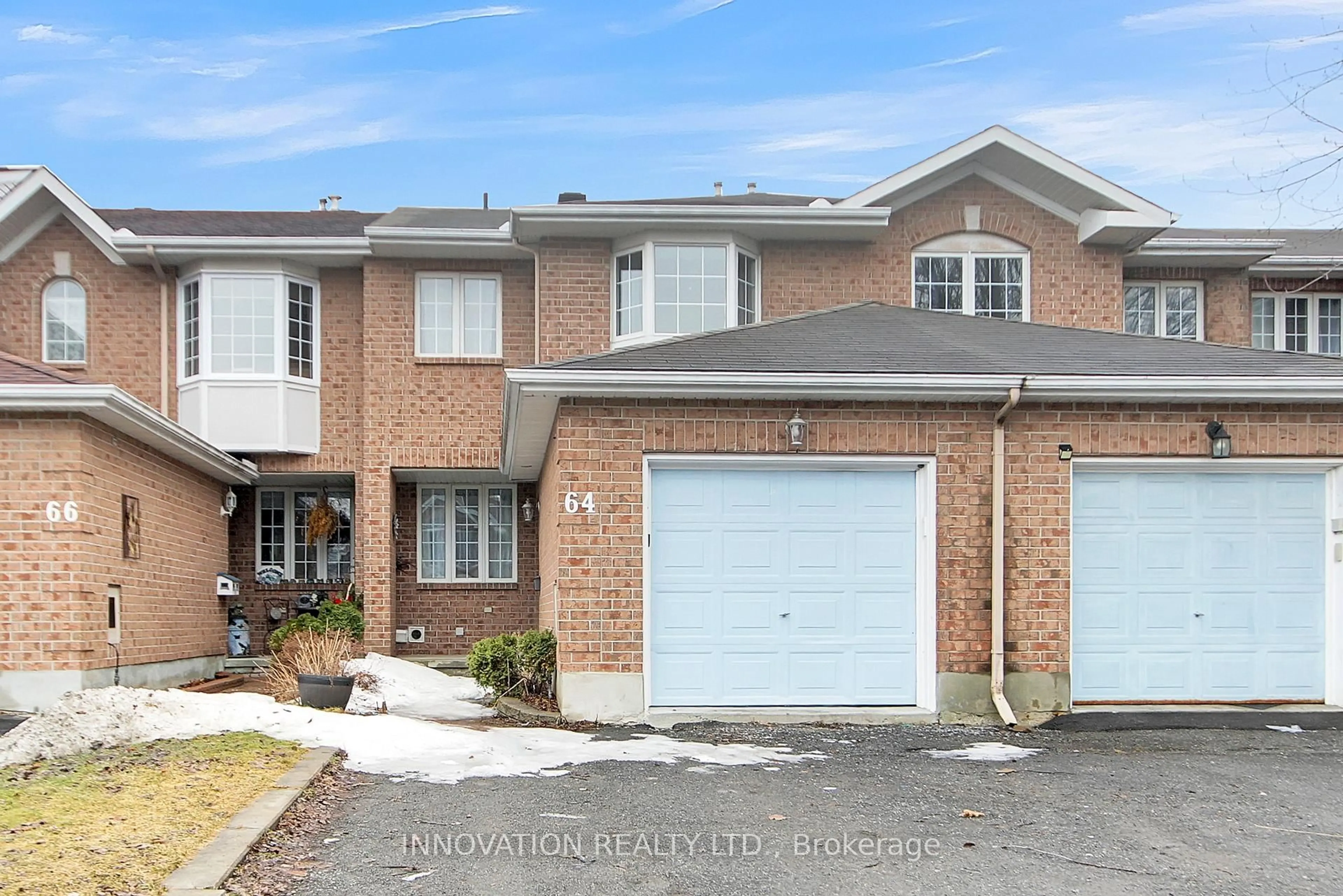 Home with brick exterior material, street for 64 Daventry Cres, Ottawa Ontario K2J 4M8
