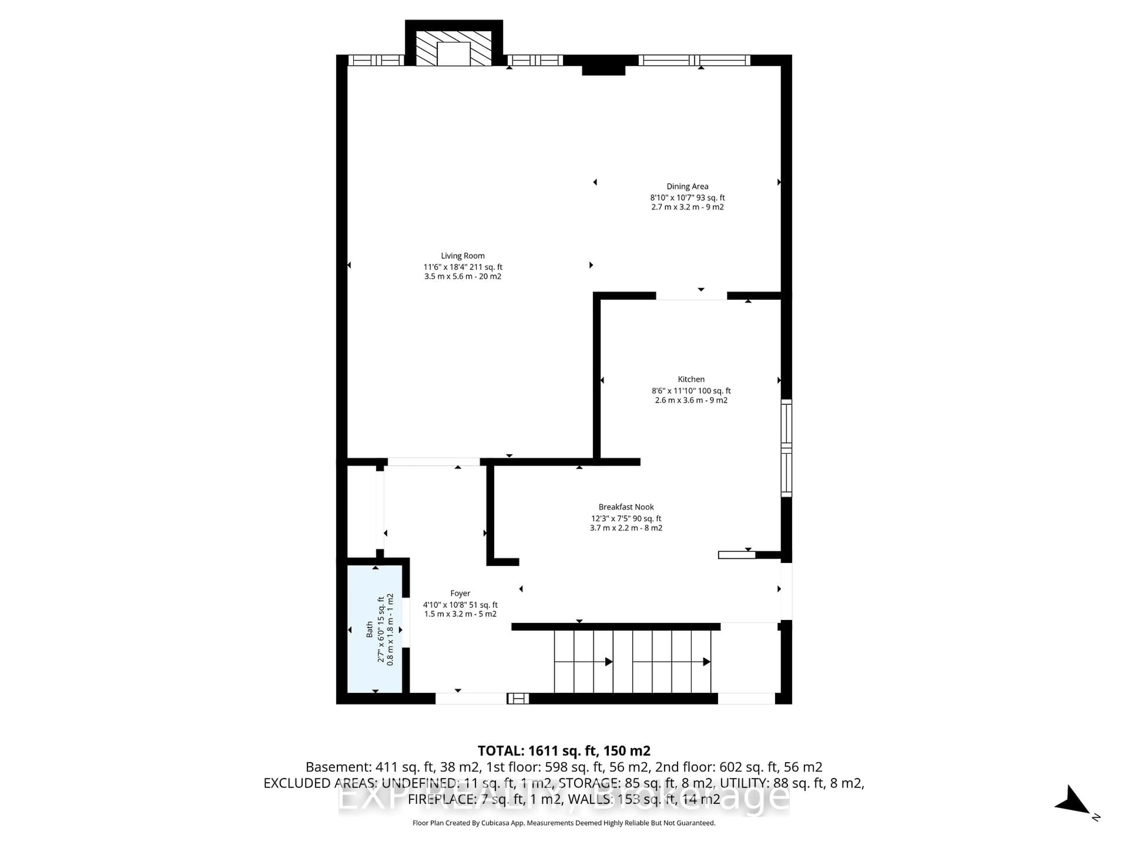 Floor plan for 31 Coolspring Cres, Ottawa Ontario K2E 7M9