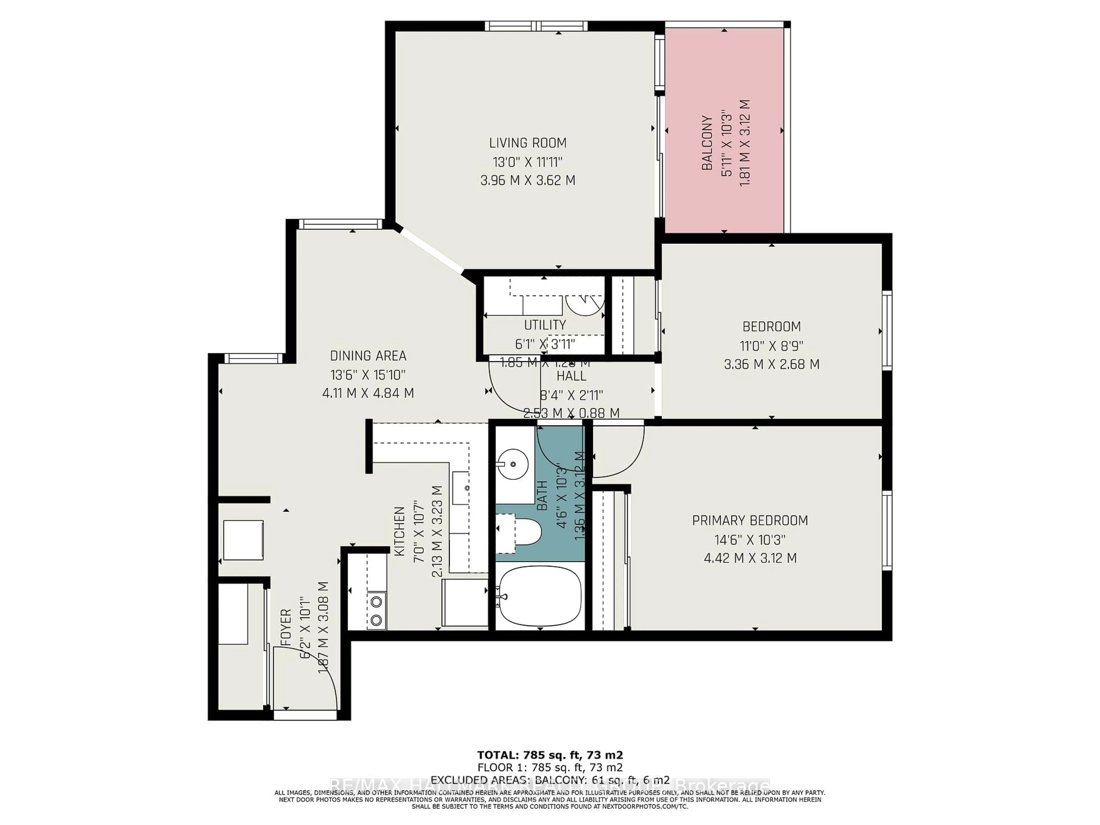 Floor plan for 316 Savard Ave #306, Ottawa Ontario K1L 7S2