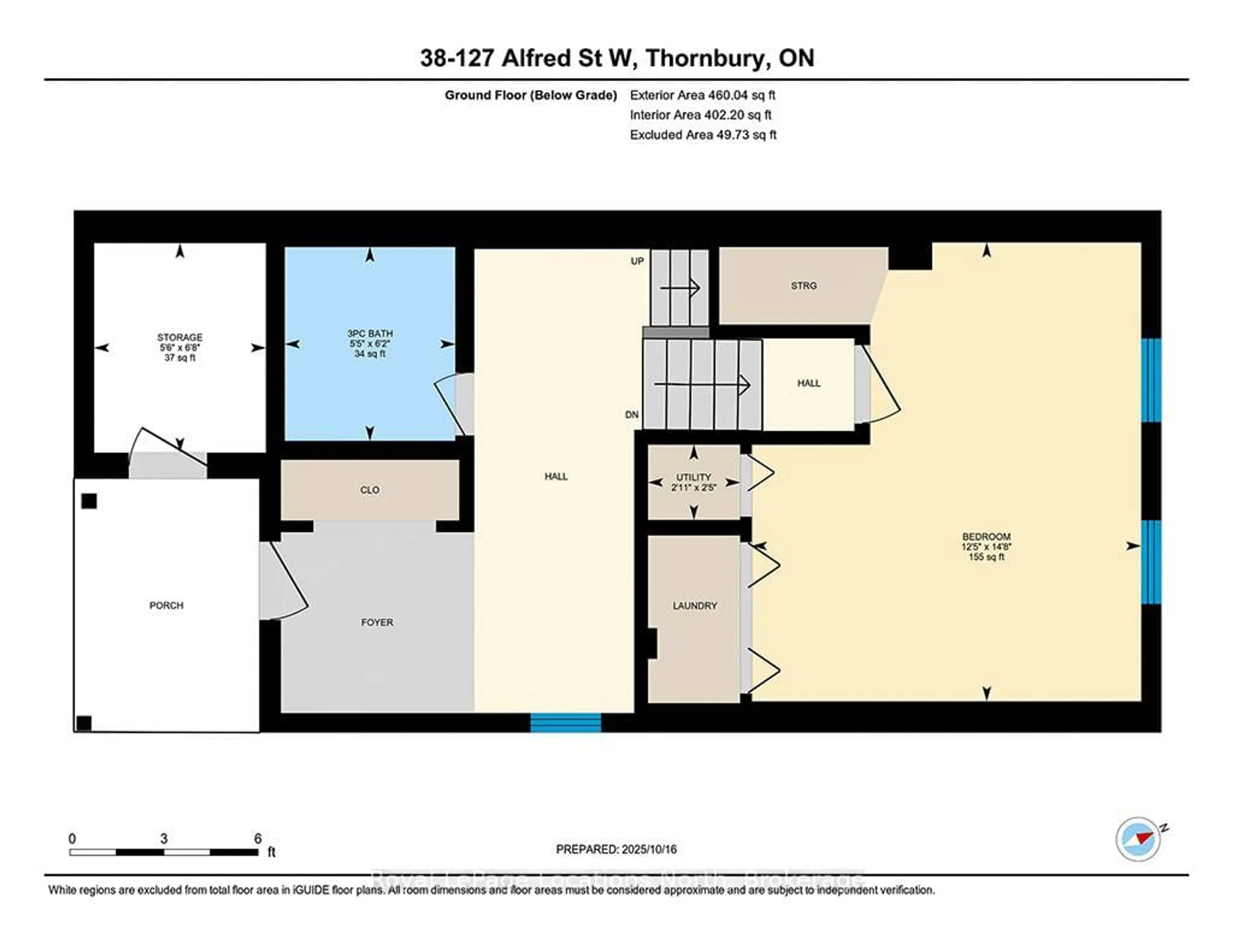 Floor plan for 127 Alfred St #38, Blue Mountains Ontario N0H 2P0
