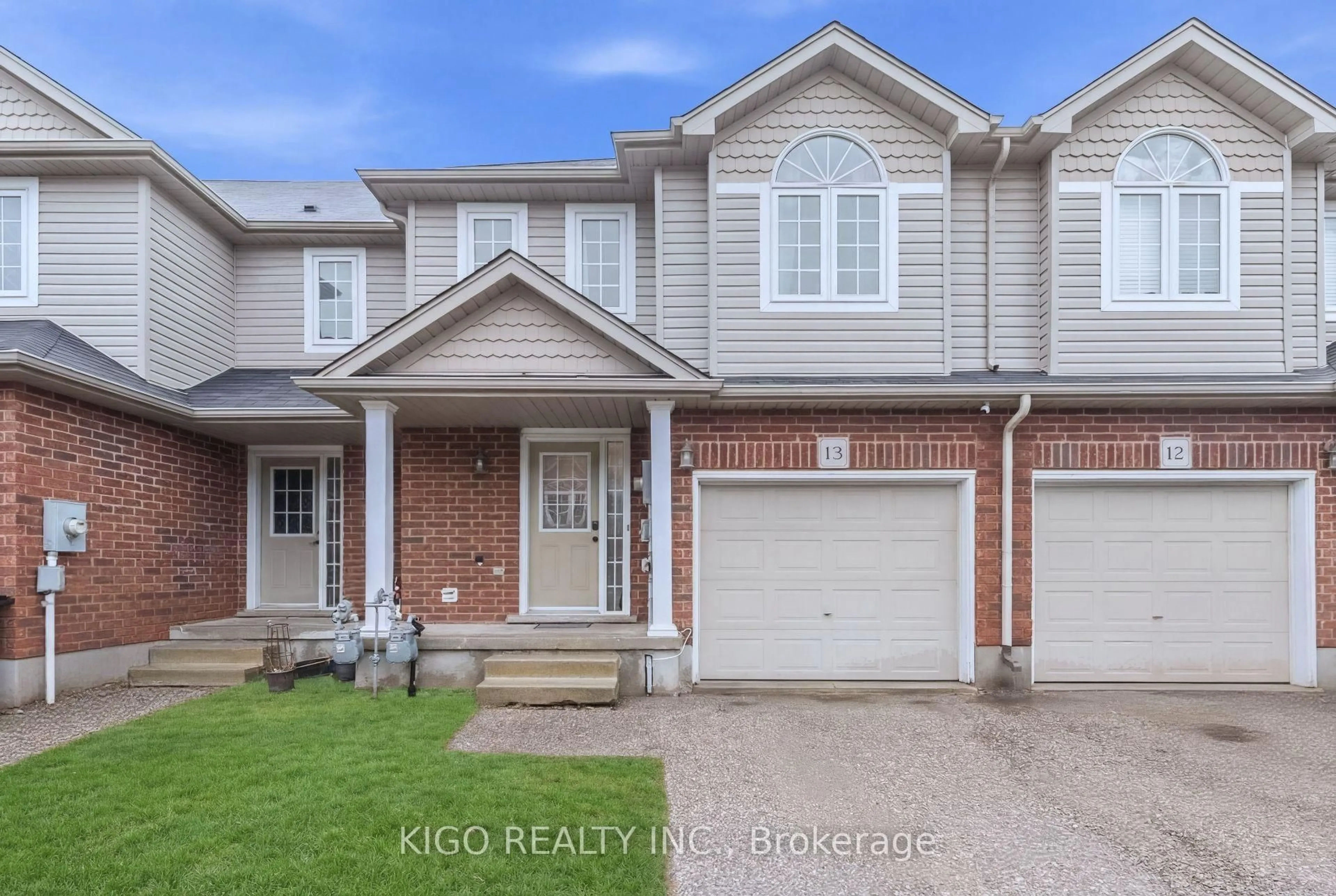 Home with brick exterior material, street for 468 Doon South Dr #13, Kitchener Ontario N2P 0A2