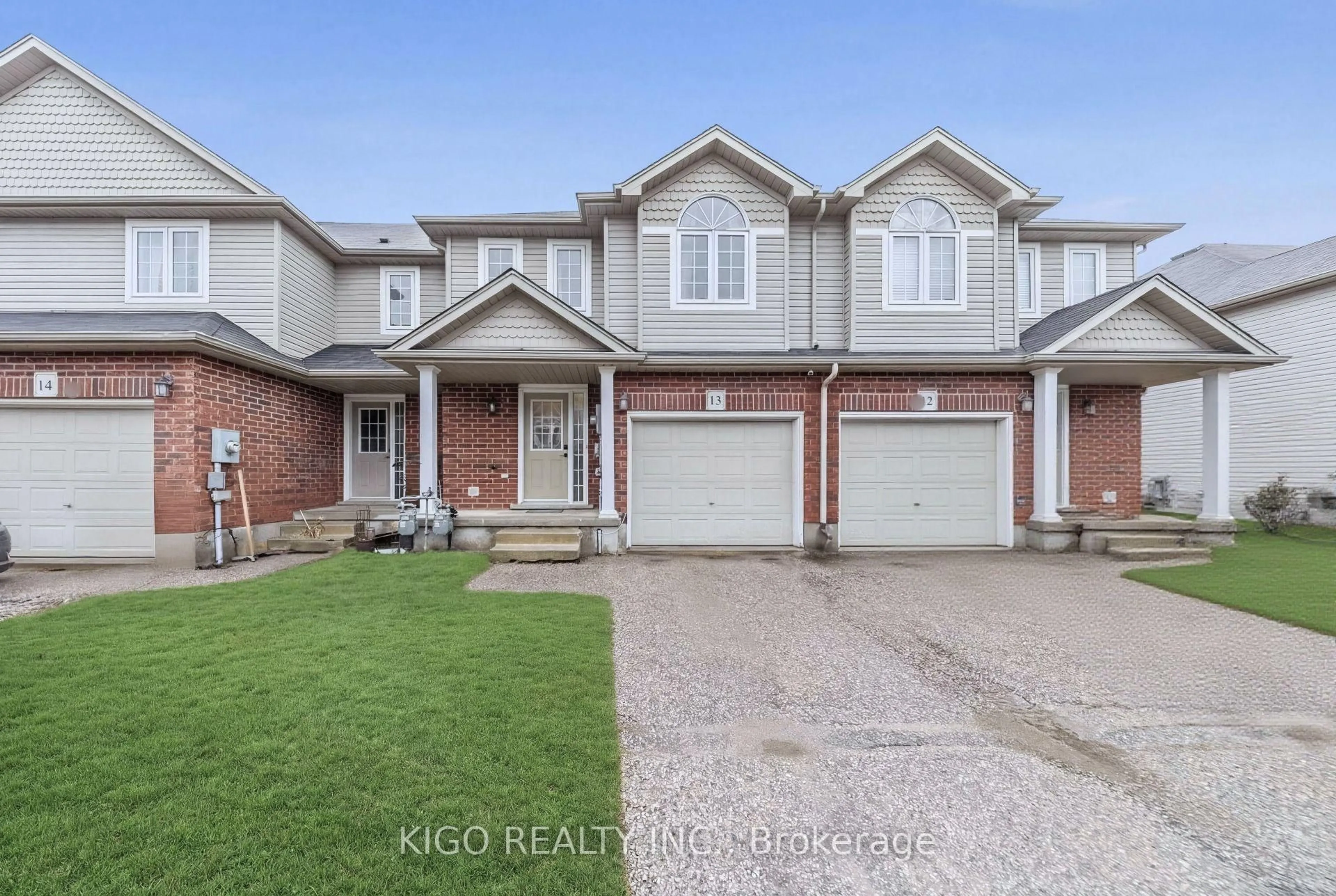 Home with brick exterior material, street for 468 Doon South Dr #13, Kitchener Ontario N2P 0A2