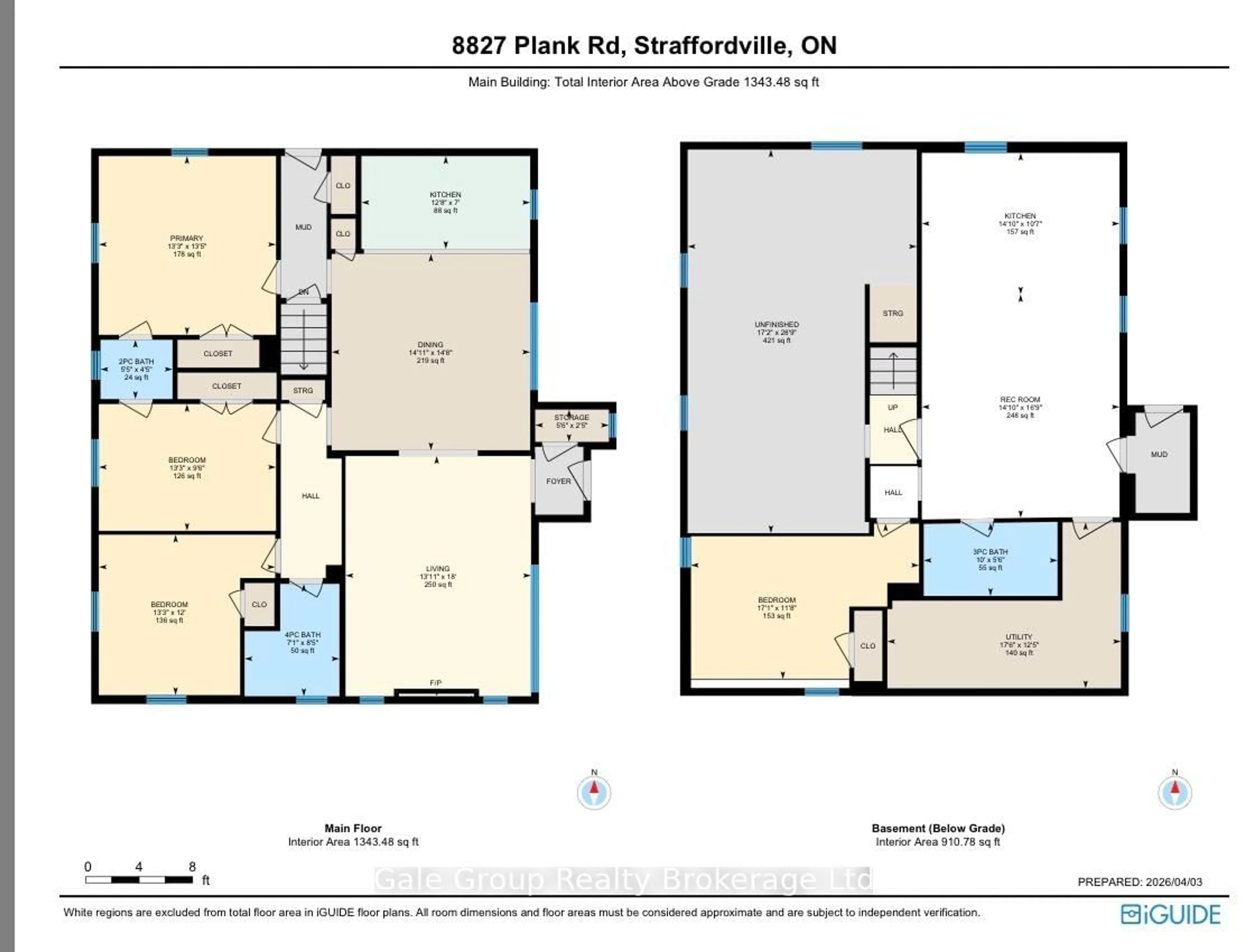 Floor plan for 8827 Plank Rd, Bayham Ontario N0J 1Y0