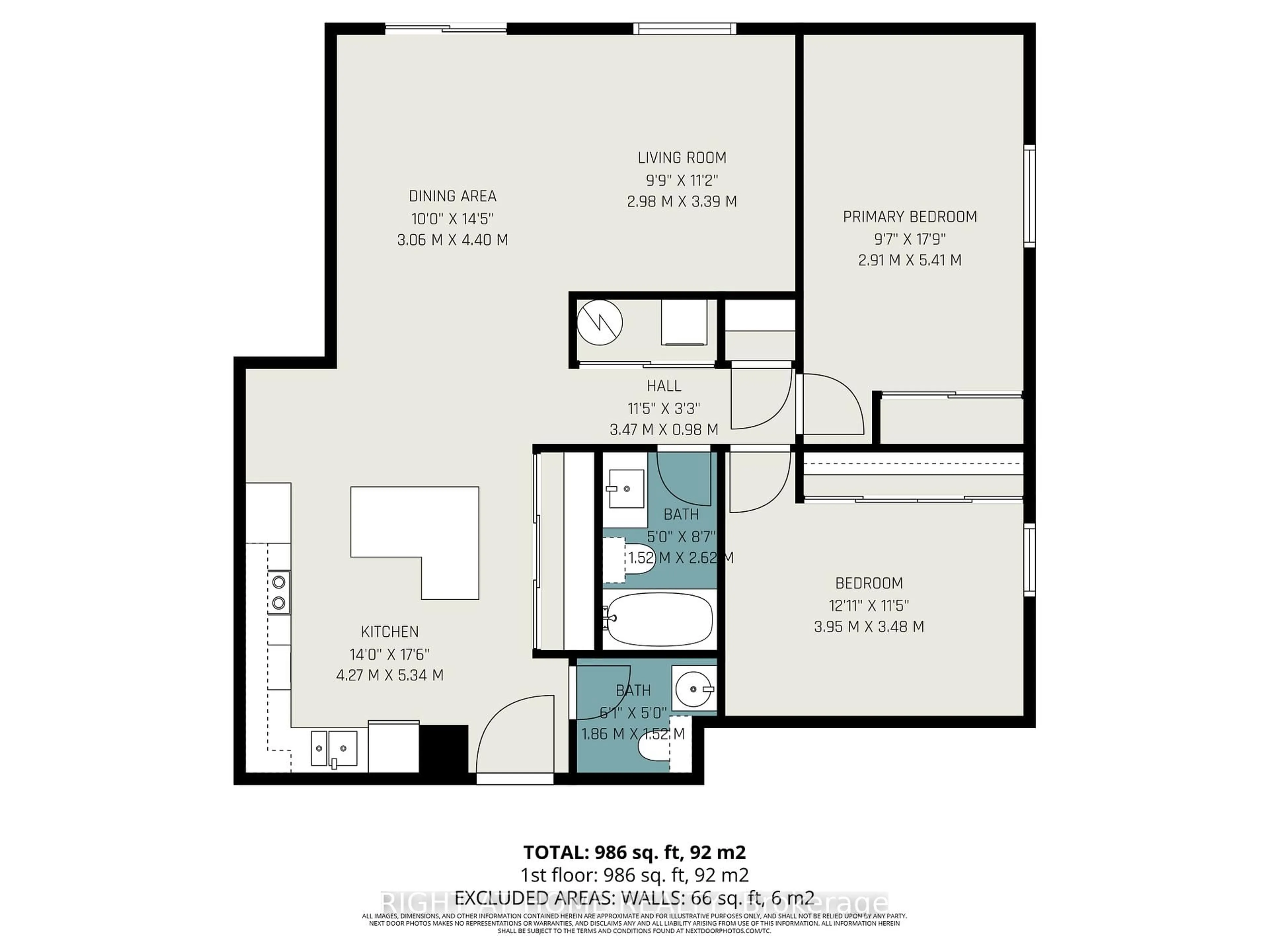 Floor plan for 646 Cummings Ave #202, Ottawa Ontario K1K 2K6