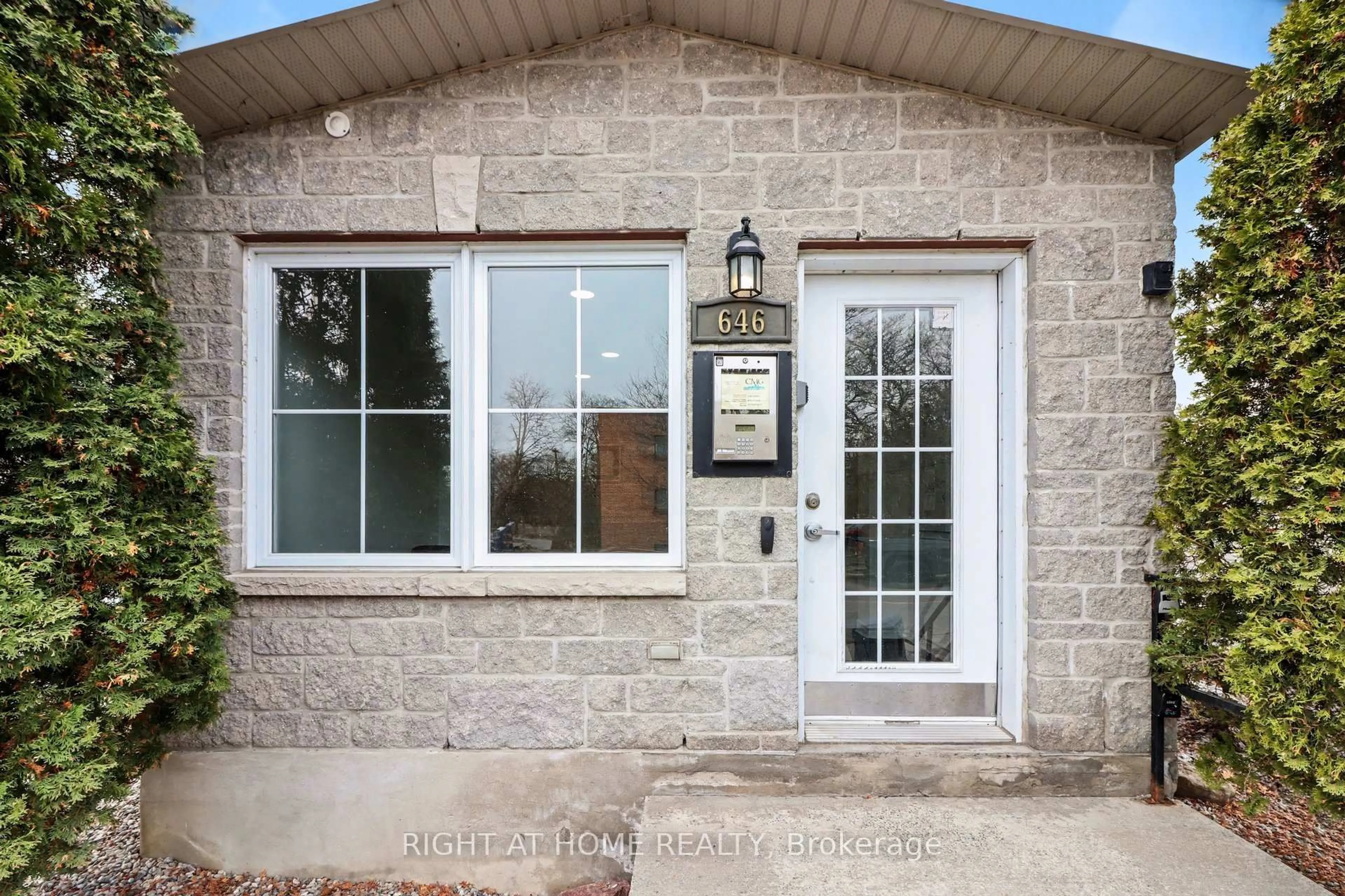 Home with brick exterior material, street for 646 Cummings Ave #202, Ottawa Ontario K1K 2K6