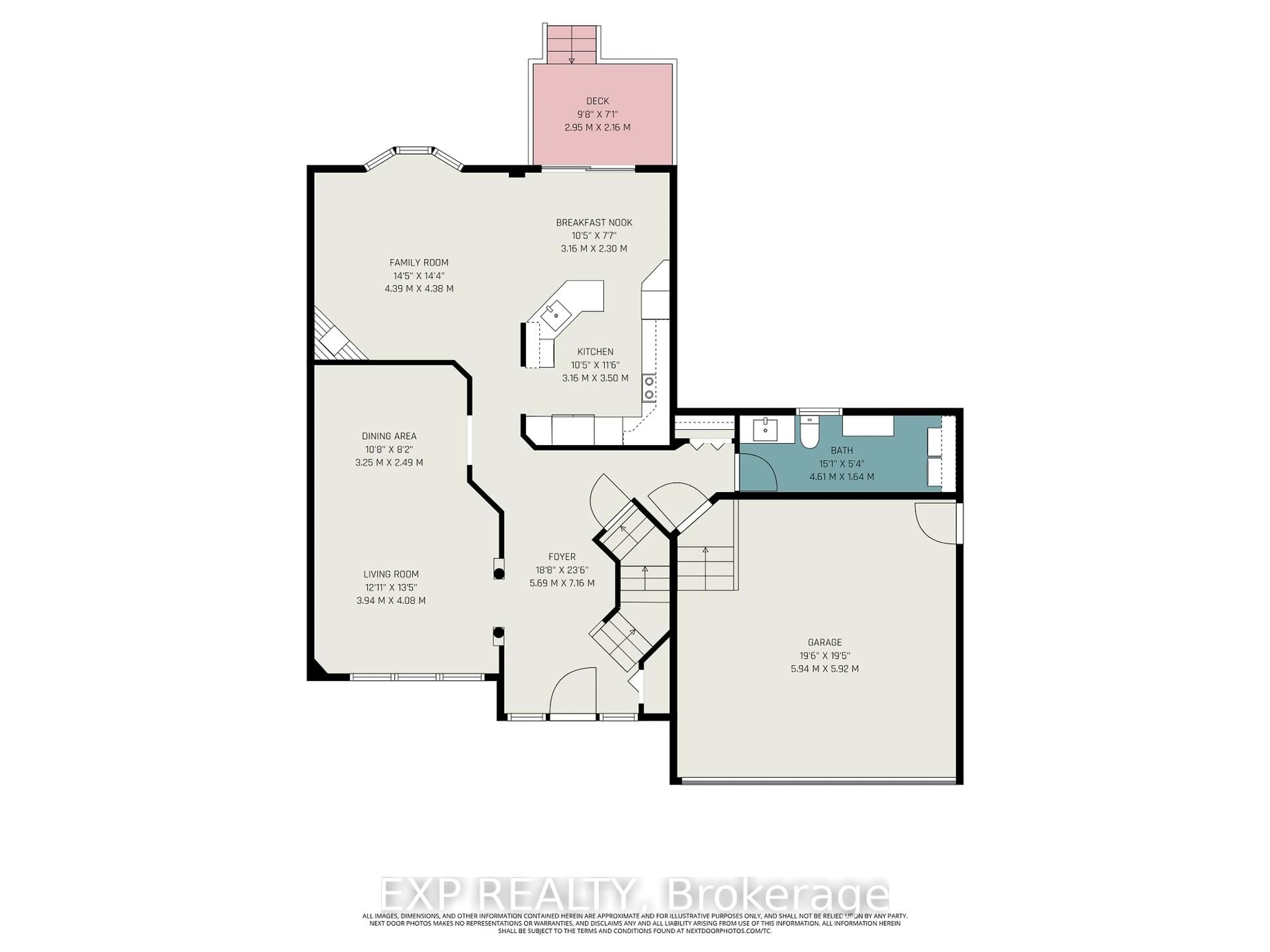 Floor plan for 91 Rembrandt Dr, Russell Ontario K0A 1W0