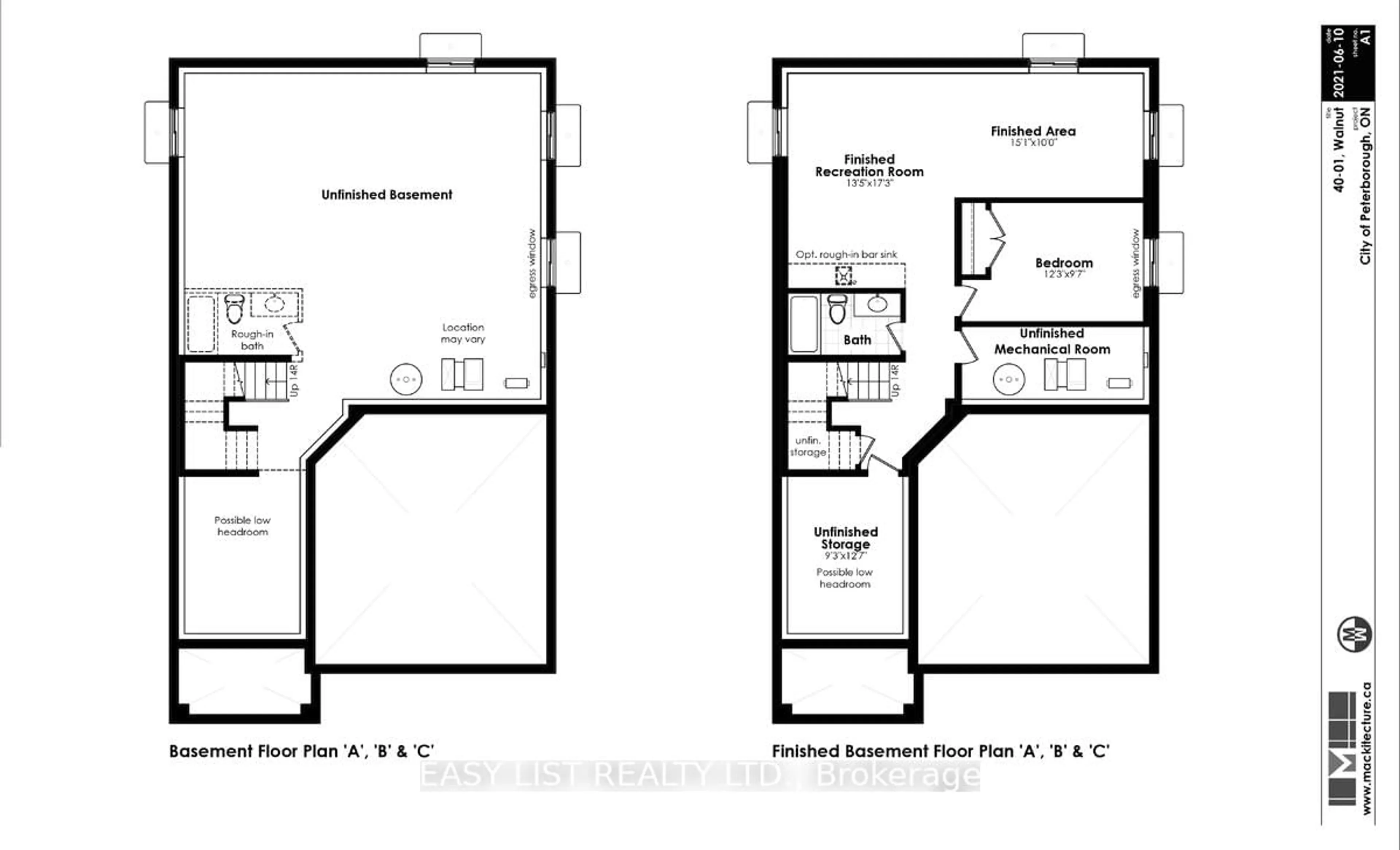Floor plan for 62 York Dr, Peterborough Ontario K9K 0H8
