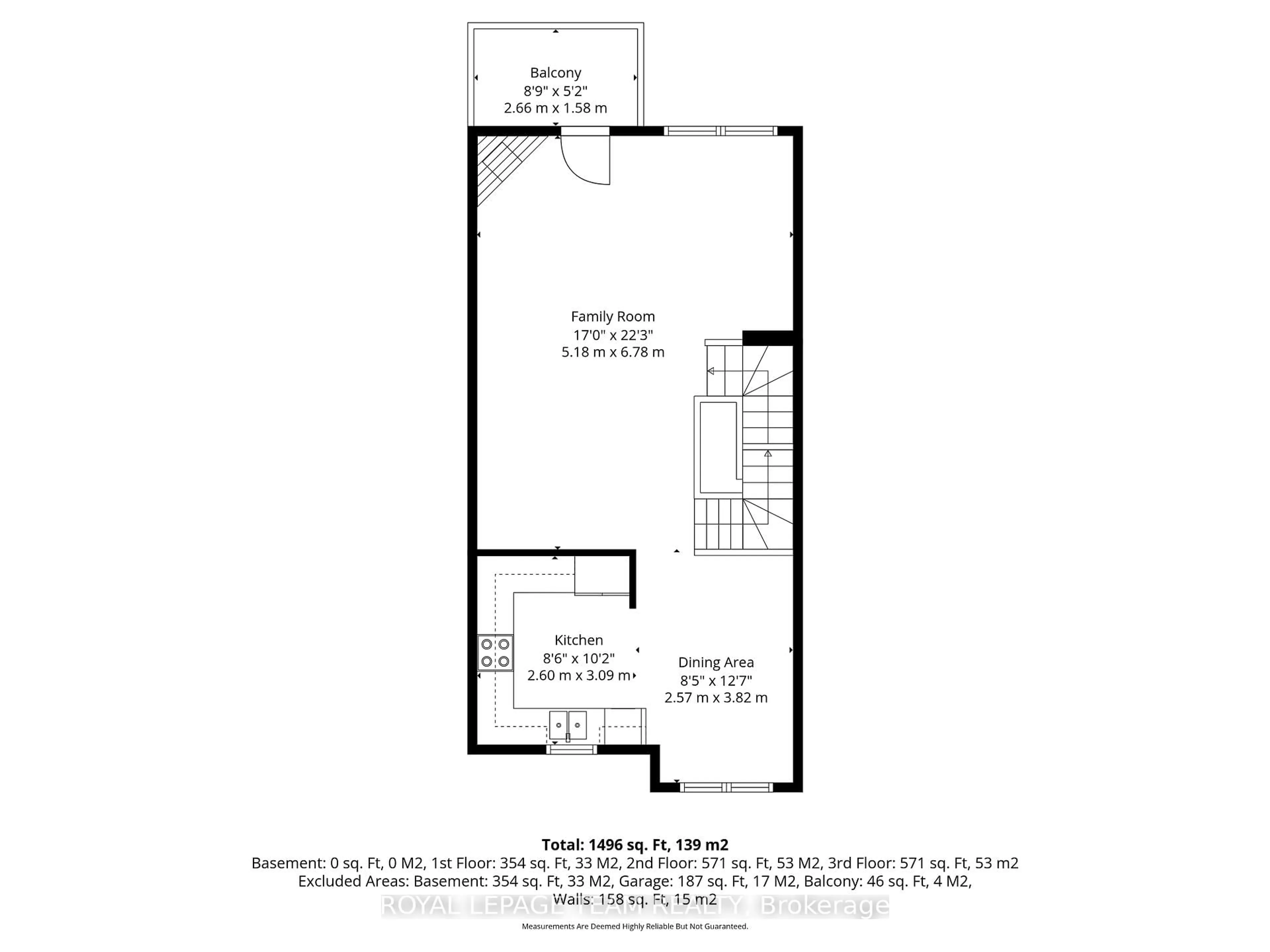 Floor plan for 5 Island Creek Private, Ottawa Ontario K1Z 1C5