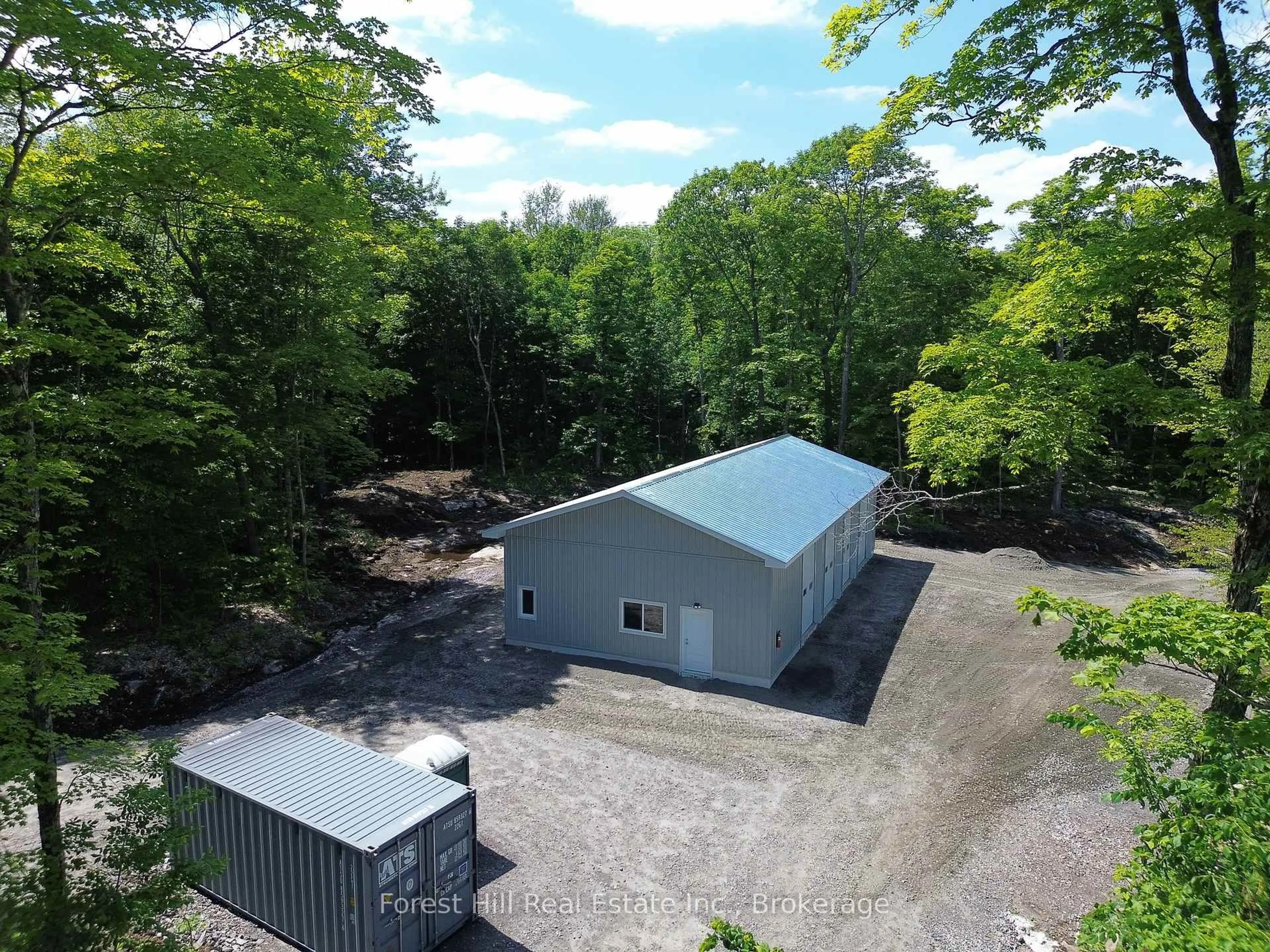 A pic from outside/outdoor area/front of a property/back of a property/a pic from drone, building for 4061 Muskoka Rd 169 Rd, Muskoka Lakes Ontario P0B 1J0