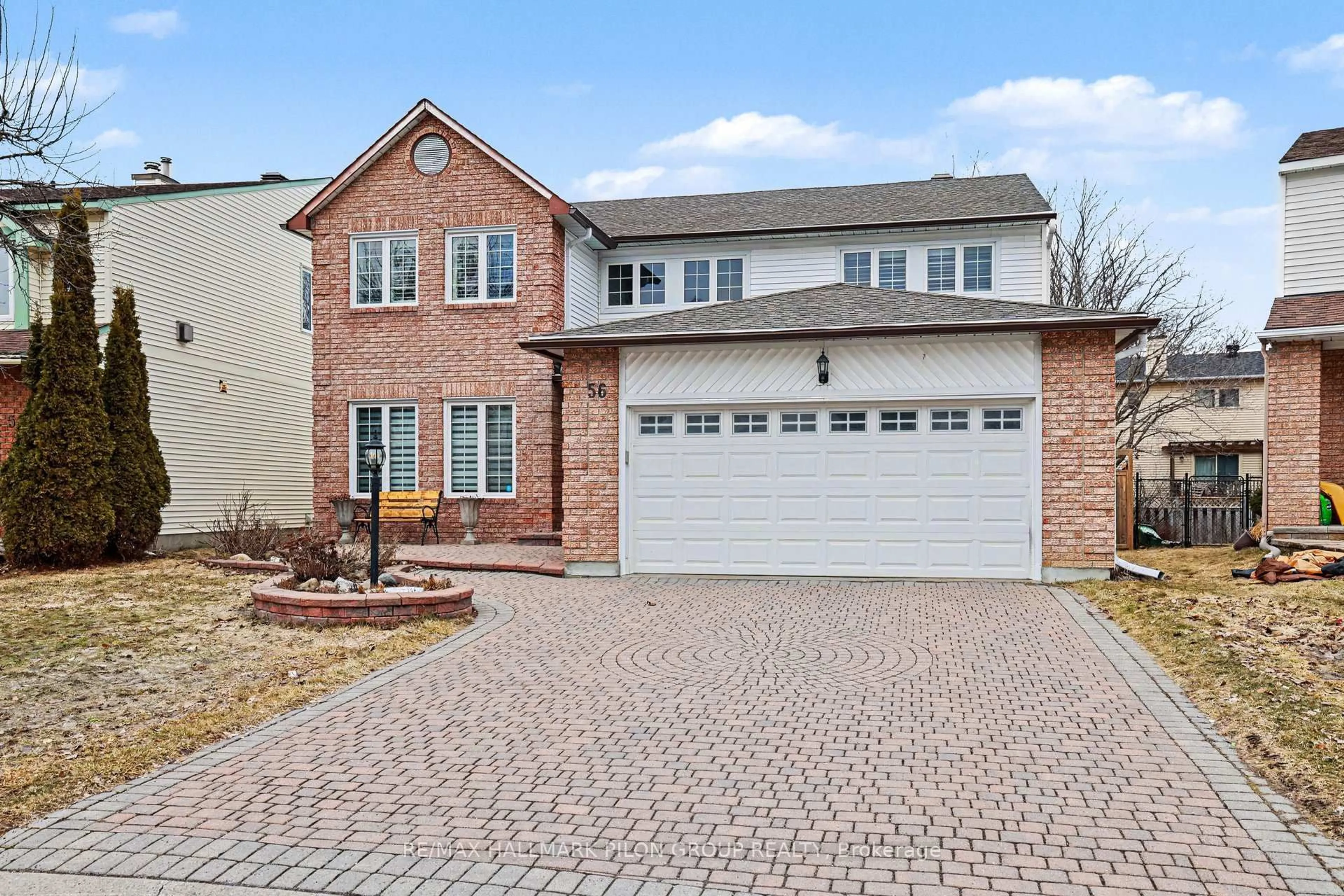 Home with brick exterior material, street for 56 Townsend Dr, Ottawa Ontario K2J 2V4