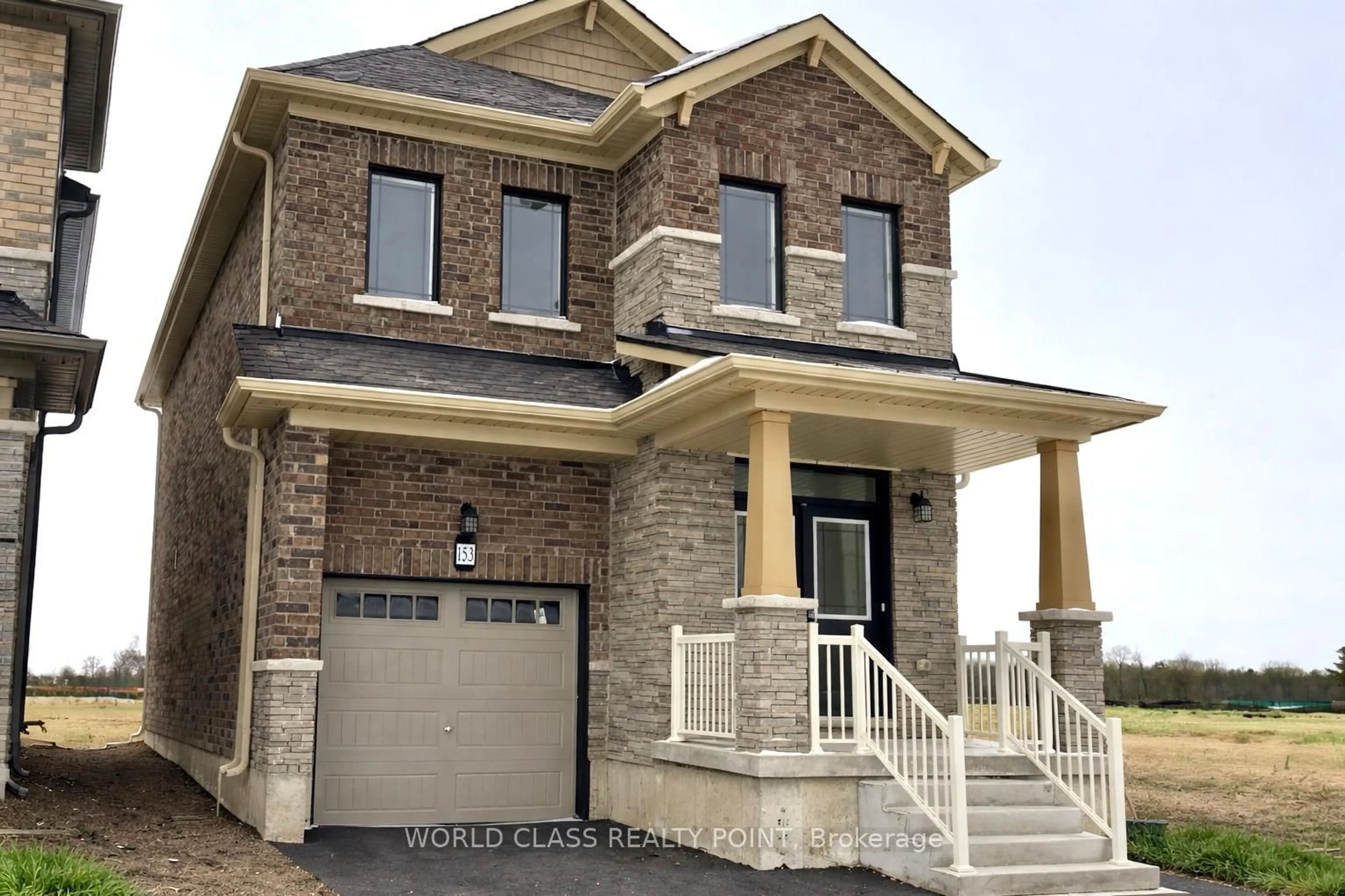 Home with brick exterior material, street for 153 Wilmot Rd, Brantford Ontario N3T 0W5
