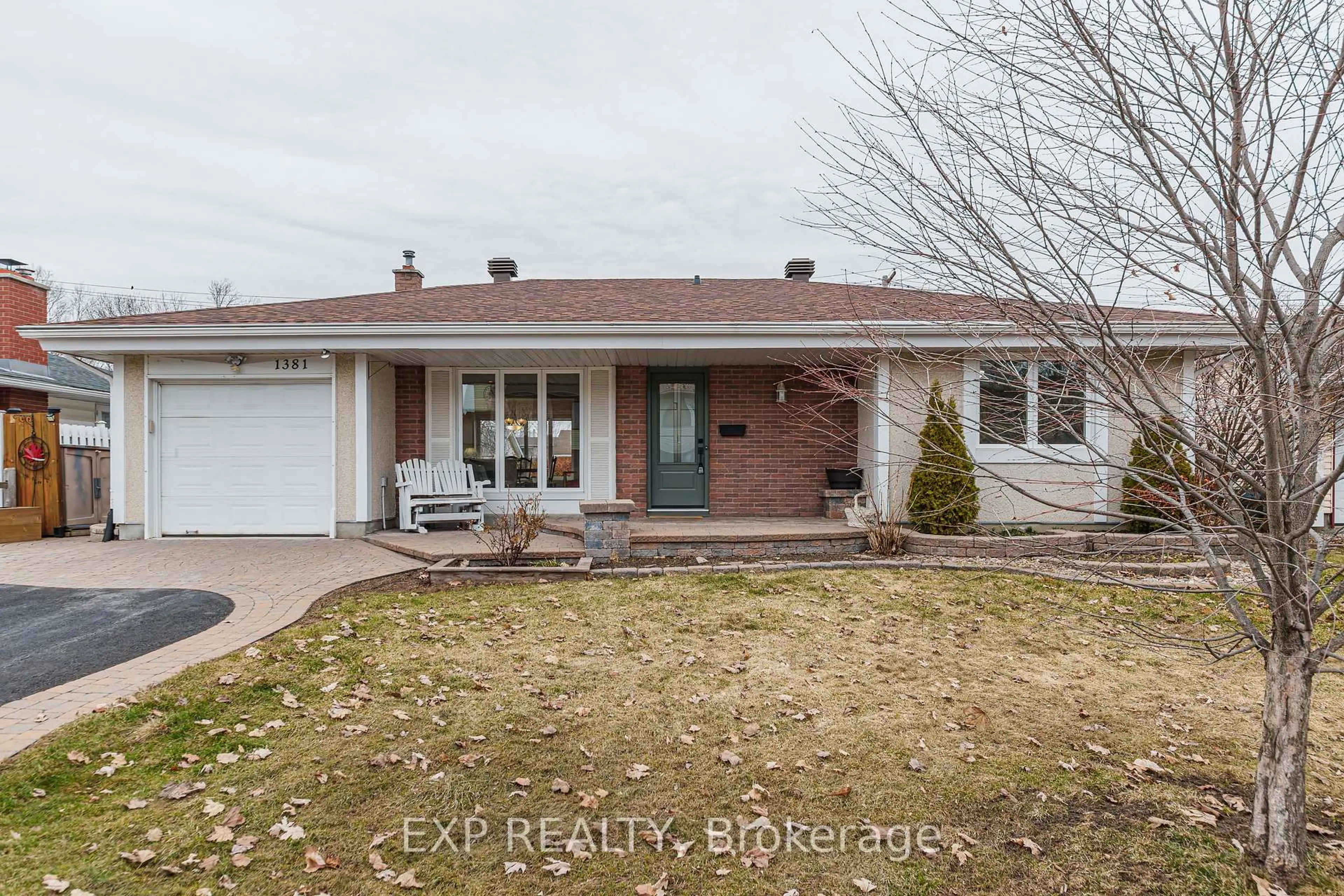 Home with brick exterior material, street for 1381 Pebble Rd, Ottawa Ontario K1V 7R7