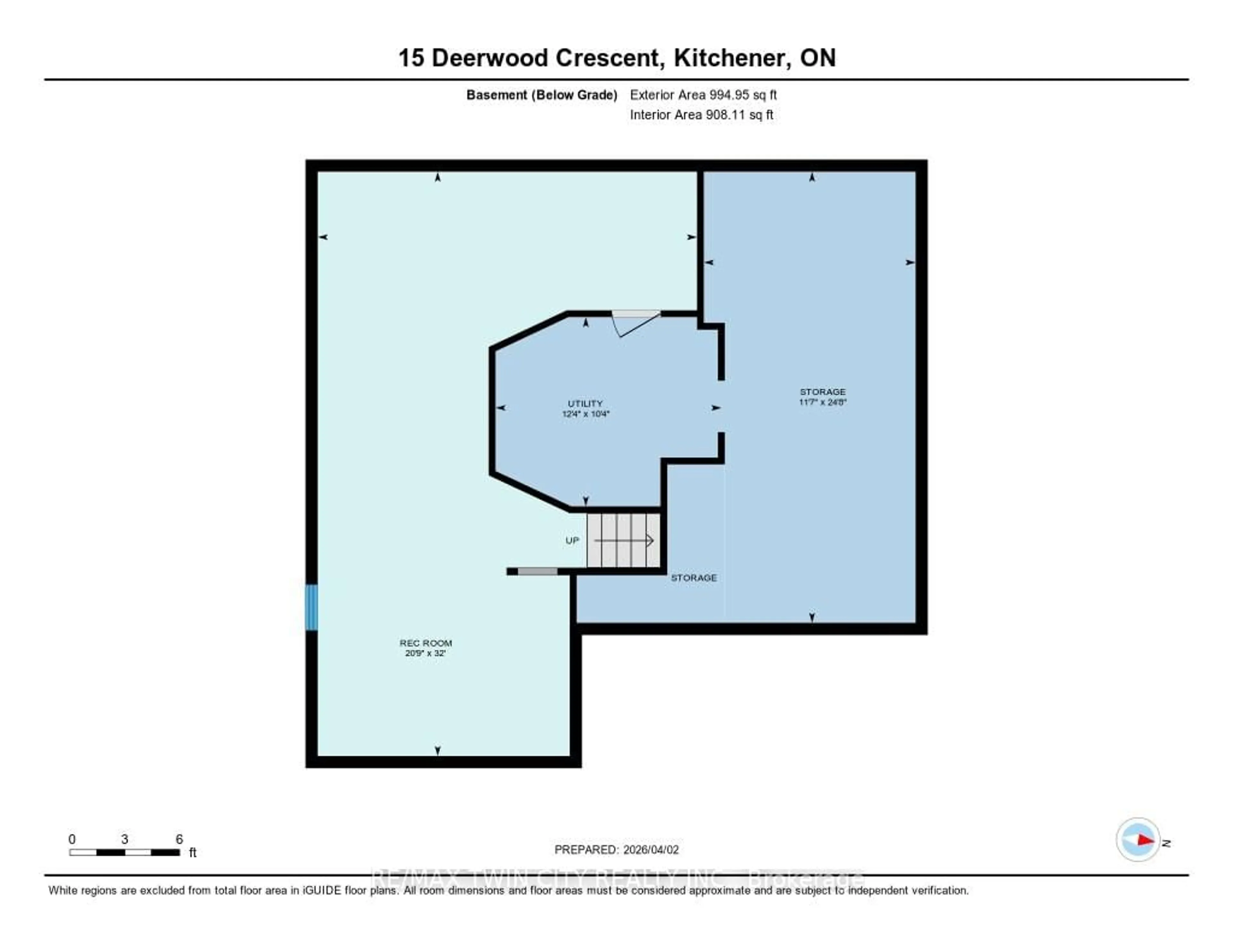 Floor plan for 15 Deerwood Cres, Kitchener Ontario N2N 1R4