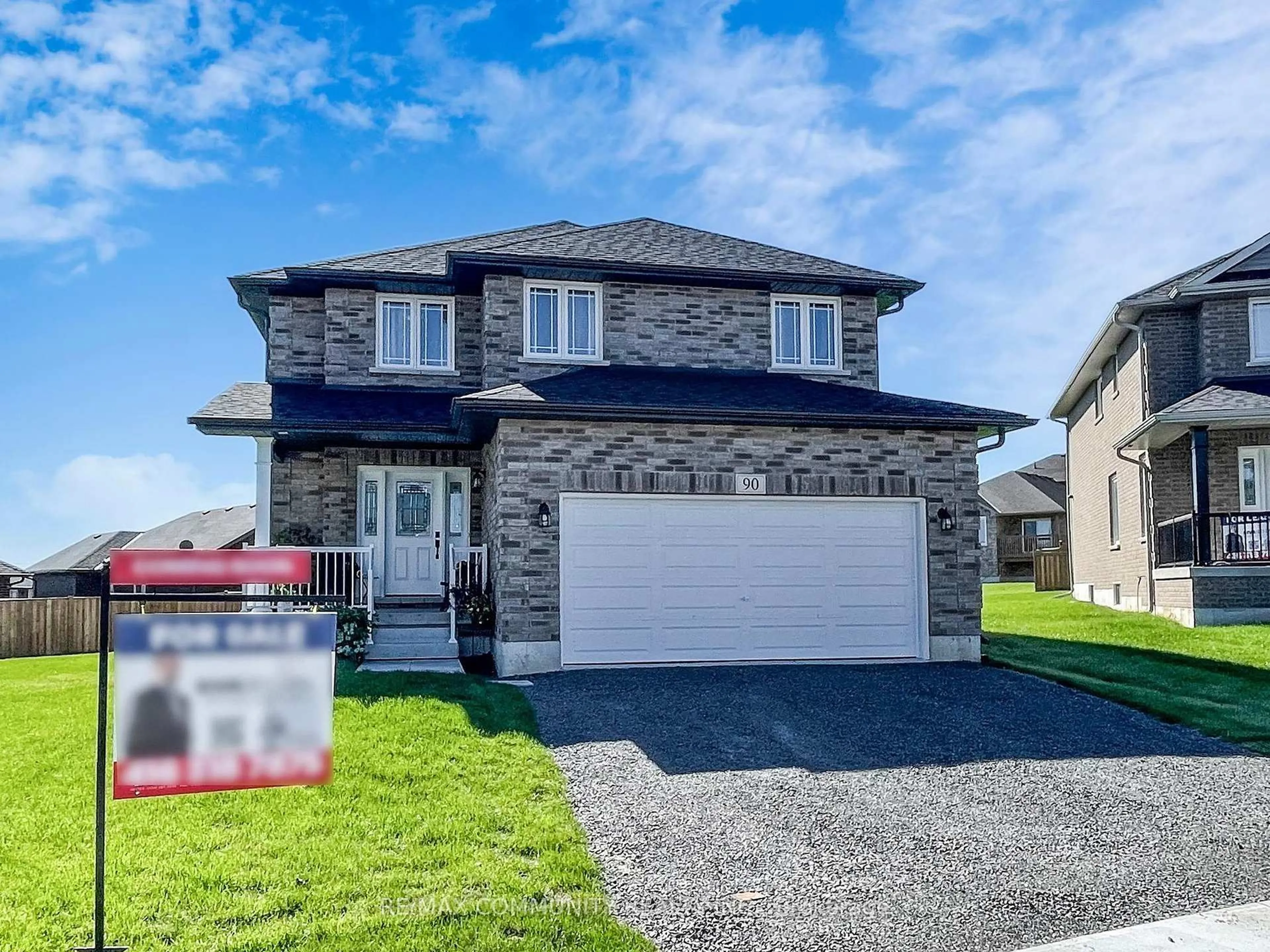 Home with brick exterior material, street for 90 Keeler Crt, Asphodel-Norwood Ontario K0L 2V0