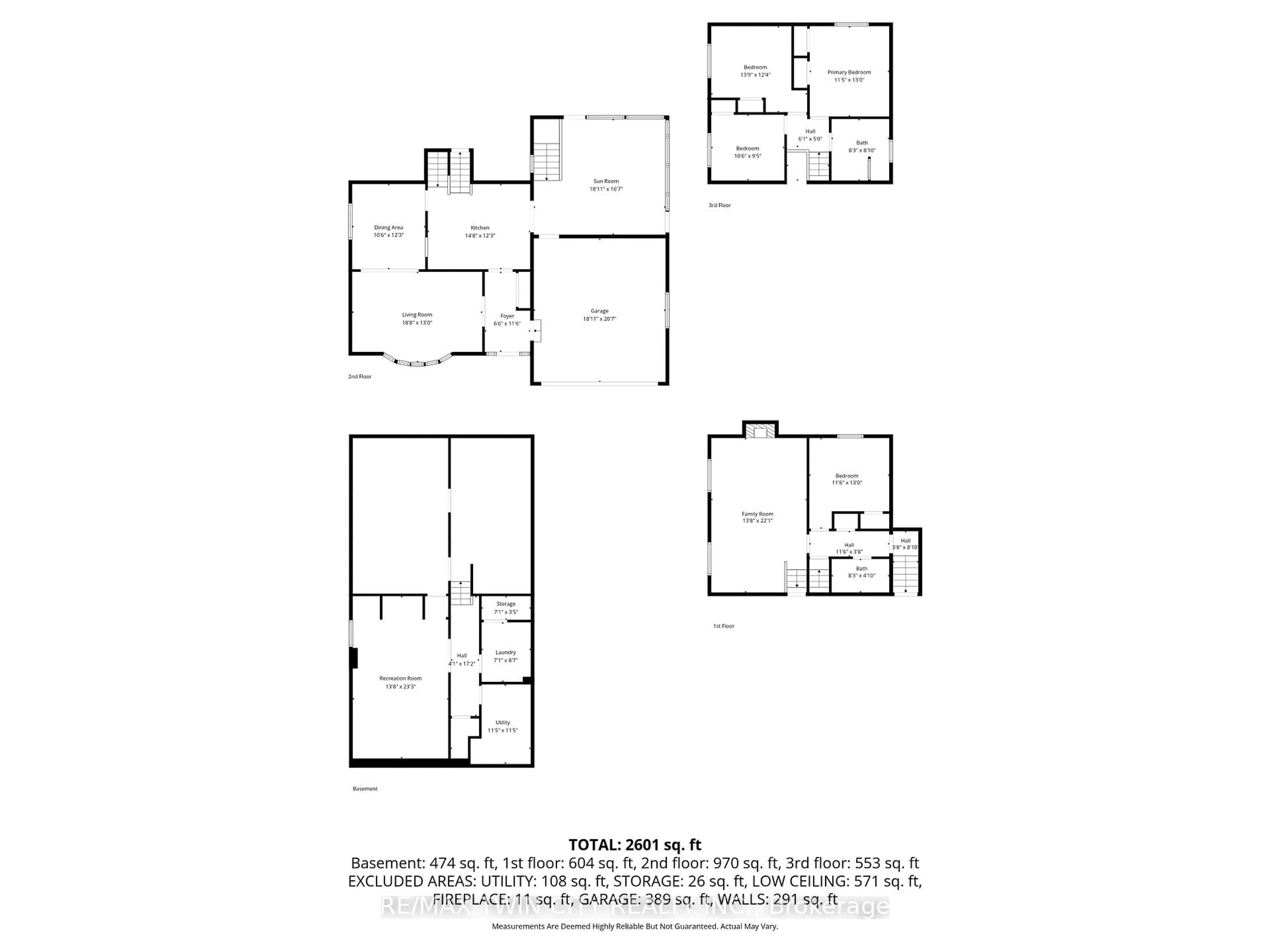 Floor plan for 13 Brooks Crt, Brantford Ontario N3R 6X9